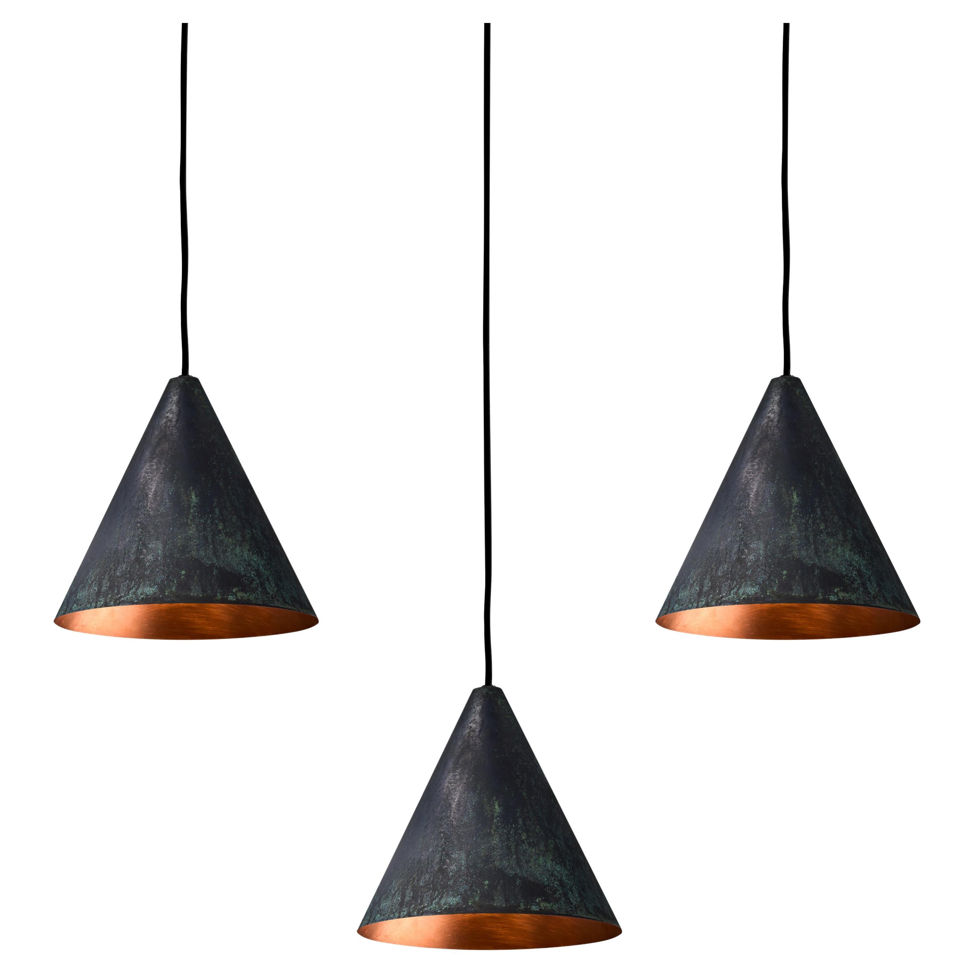 Hans-Agne Jakobsson Darkly Patinated 'Tratten' Pendant