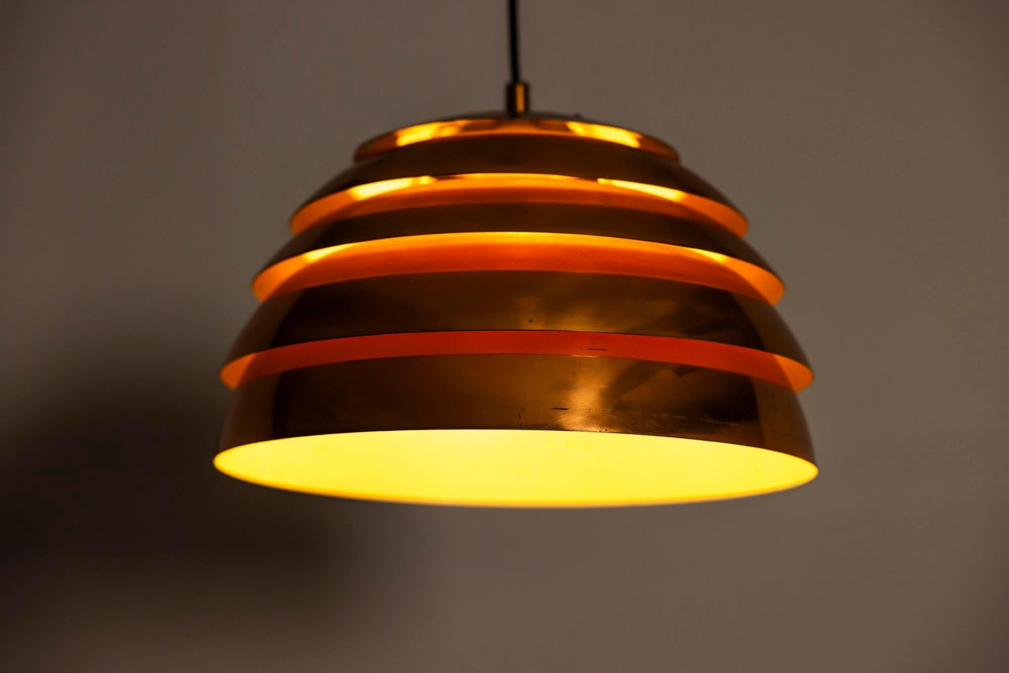Lámpara de cúpula Hans-Agne Jakobsson para Markaryd, Dinamarca Años 60 en venta 3