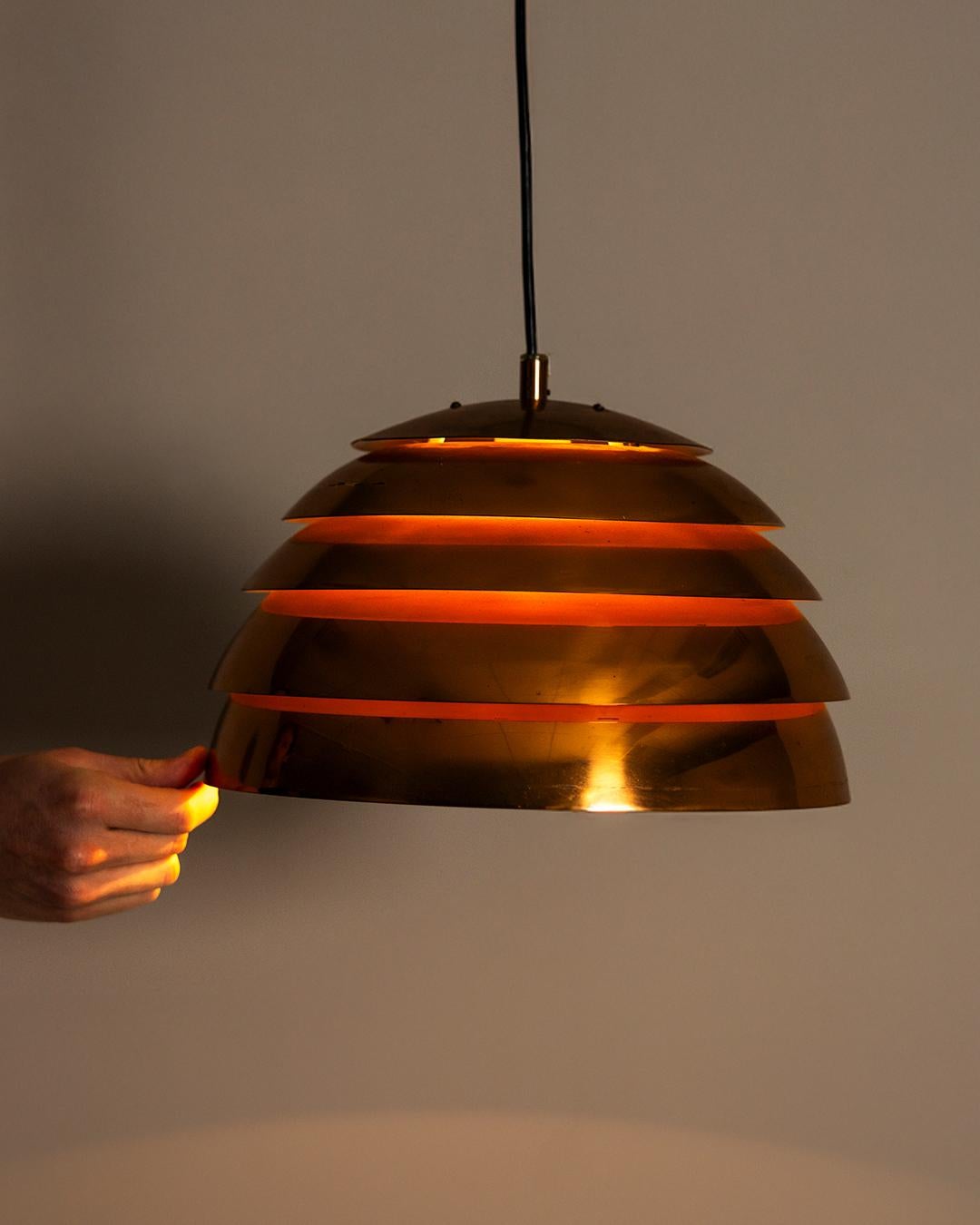 Lámpara de cúpula Hans-Agne Jakobsson para Markaryd, Dinamarca Años 60 en venta 10
