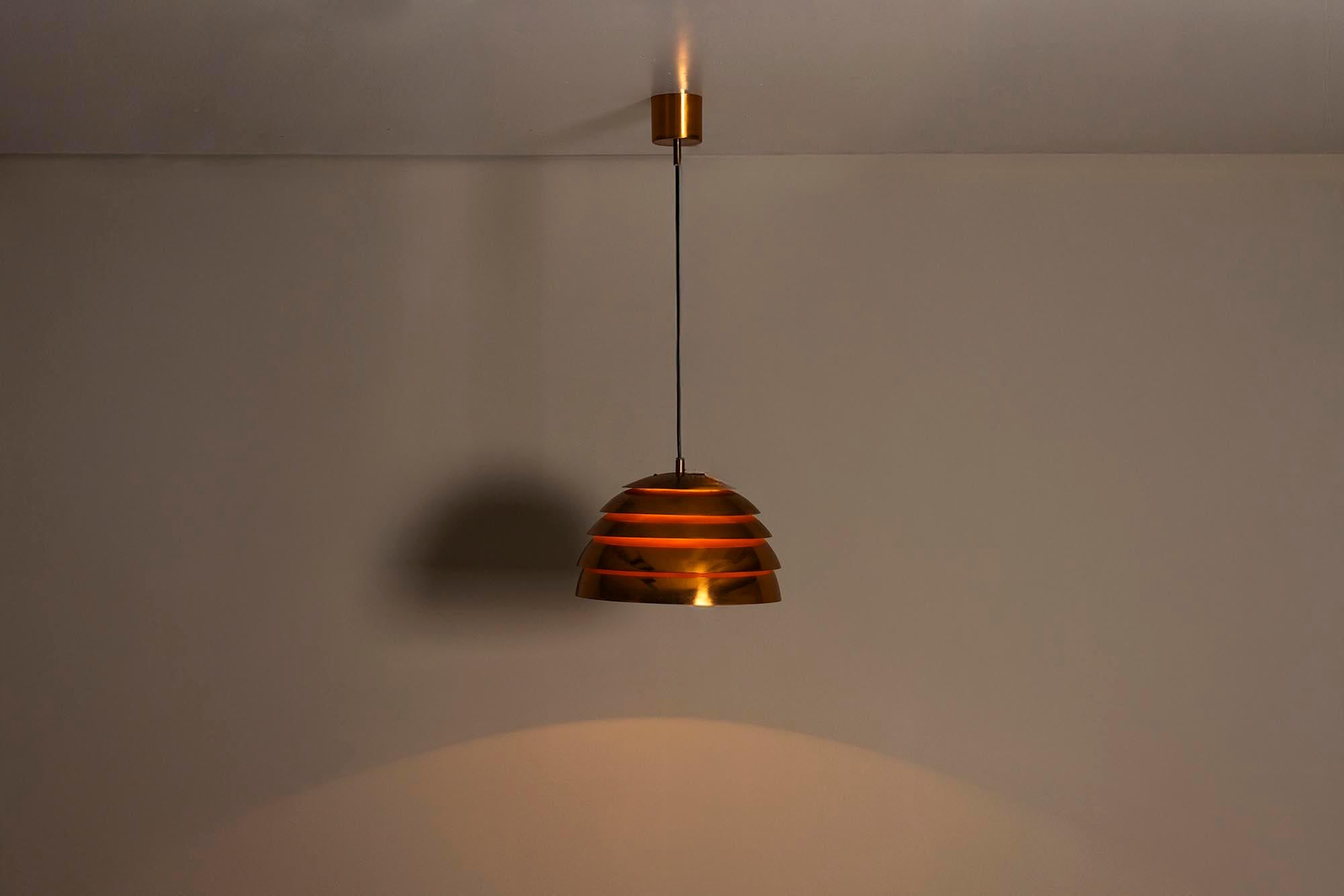 Lámpara de cúpula Hans-Agne Jakobsson para Markaryd, Dinamarca Años 60 Escandinavo moderno en venta