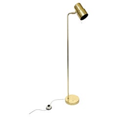 Hans Agne Jakobsson Floor Lamp Brass G154 Sweden 1970s