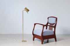 Hans-Agne Jakobsson Floor lamp mod. G-154 in brass.