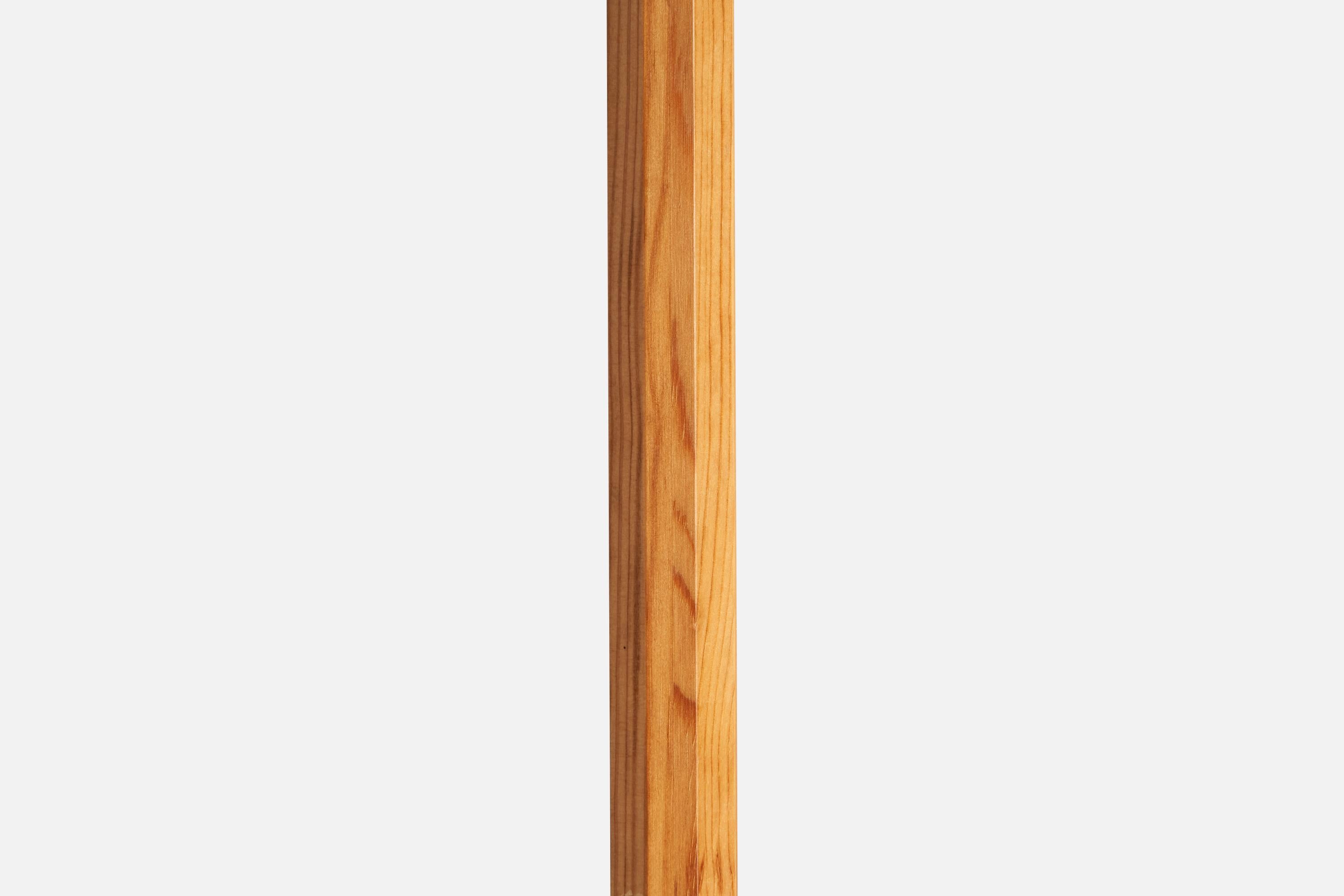 Fin du 20e siècle Lampadaire Hans-Agne Jakobsson, pin, métal, Suède, 1970 en vente