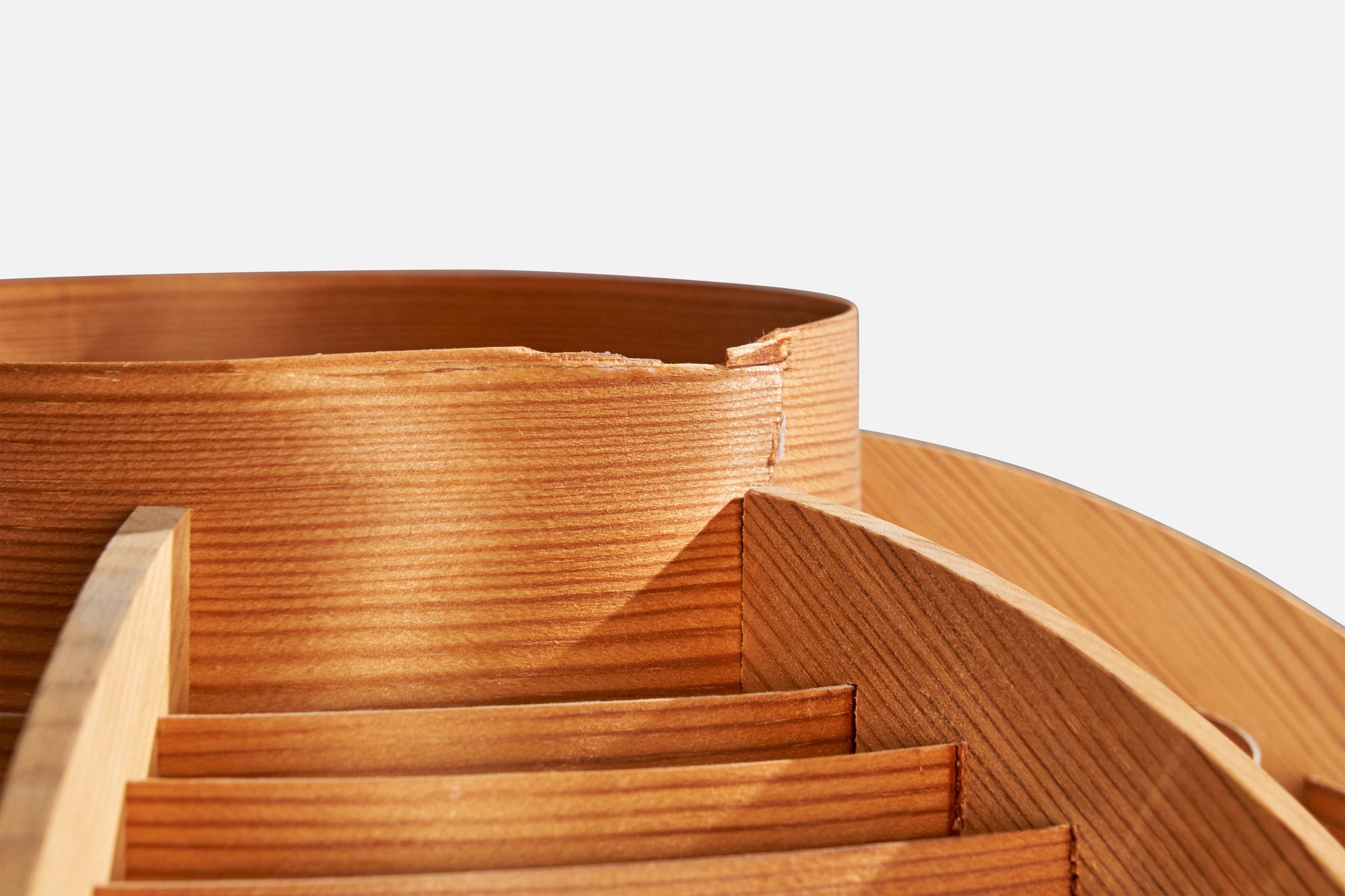 Lampadaire Hans-Agne Jakobsson, pin, métal, Suède, 1970 en vente 1