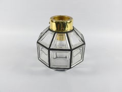 Hans-Agne Jakobsson - Flush Mount, Glas-Messing, hergestellt von Glashütte Limburg, 1970er Jahre
