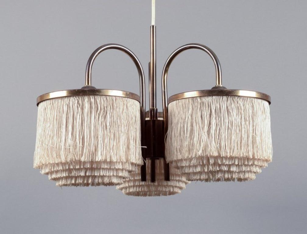 Hans-Agne Jakobsson per A/B Markaryd. Rara lampada da soffitto a tre bracci. in vendita 1