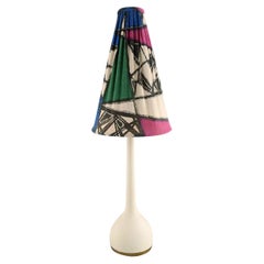 Vintage Hans-Agne Jakobsson for A / B Markaryd, Table Lamp with Colorful Shade, 1960's