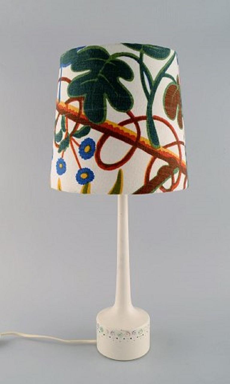 Scandinavian Modern Hans-Agne Jakobsson for A/B Markaryd, Table Lamp with Colorful Shade For Sale