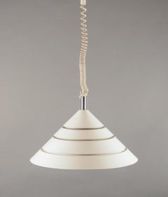 Hans-Agne Jakobsson for AB Markaryd. Ceiling lamp in white-painted metal.