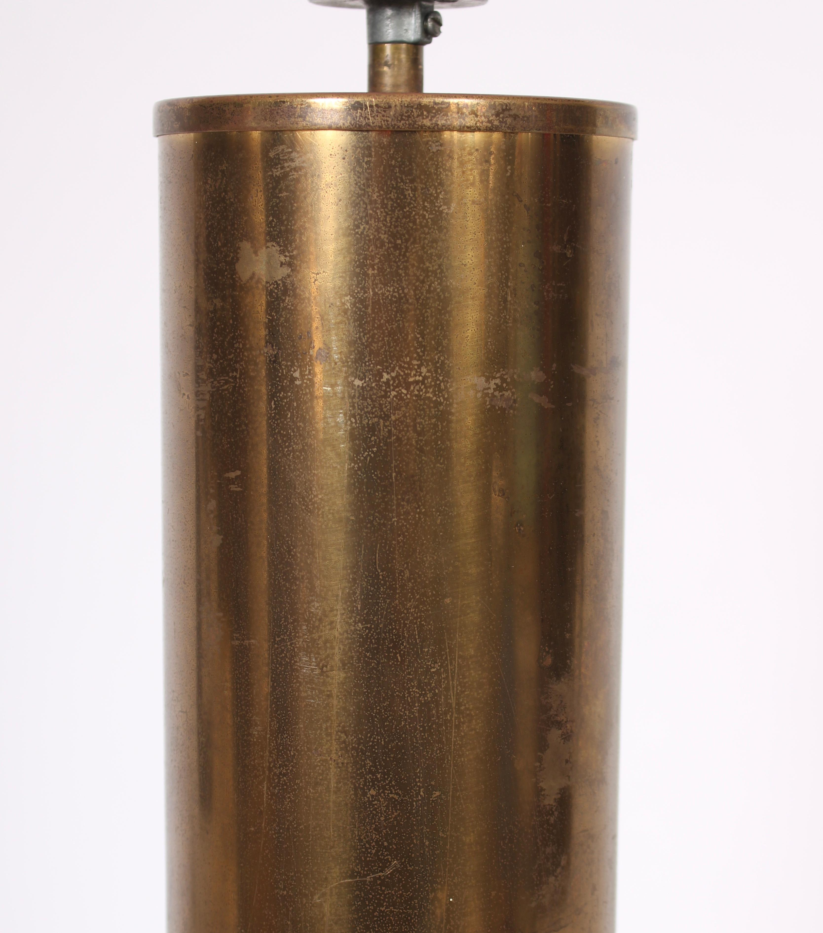 20th Century Hans Agne Jakobsson for AB Markyard Brass Table Lamp, 1960s For Sale