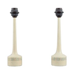 Hans-Agne Jakobsson para Markaryd, un par de lámparas de mesa retro de madera