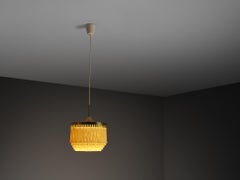 Hans-Agne Jakobsson 'Fringe' Pendant in Silk and Brass