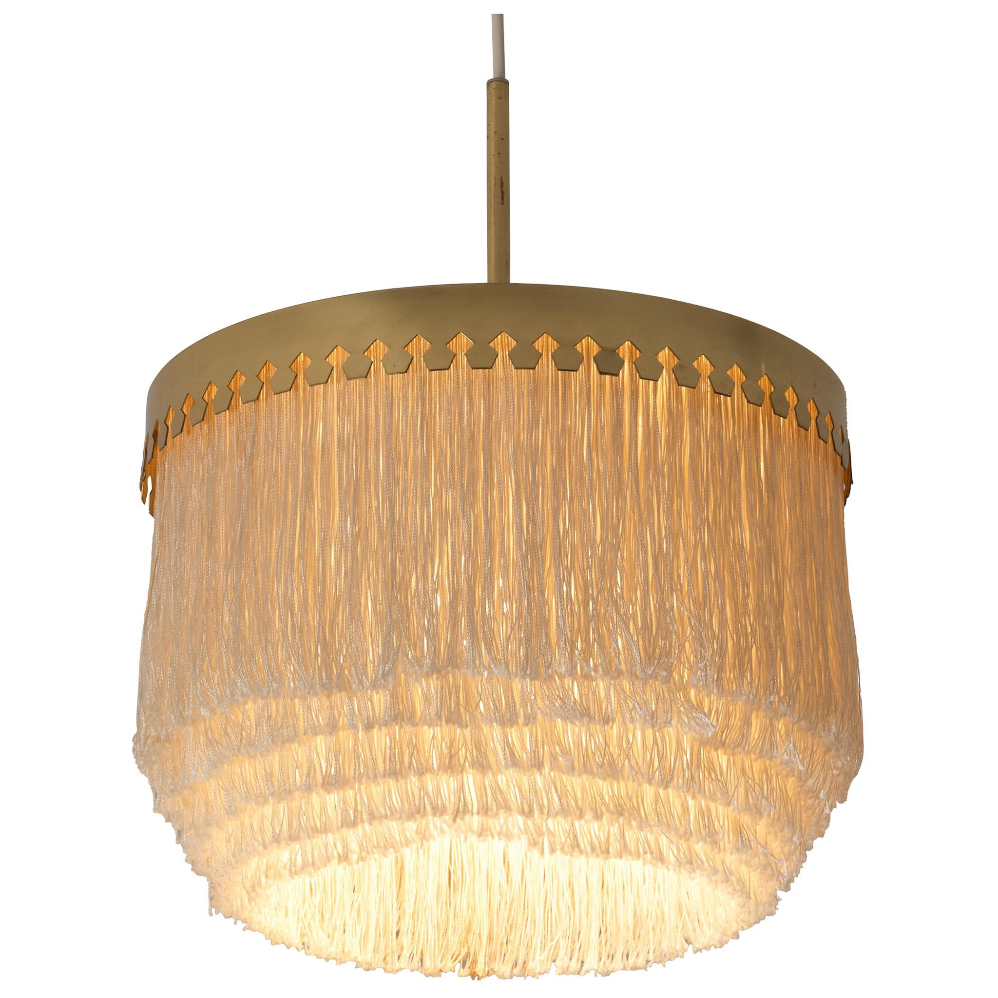 Colgante "Flecos" Hans-Agne Jakobsson de seda y latón en venta