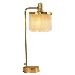 Hans-Agne Jakobsson 'Fringe' Table Lamp in Brass and Silk