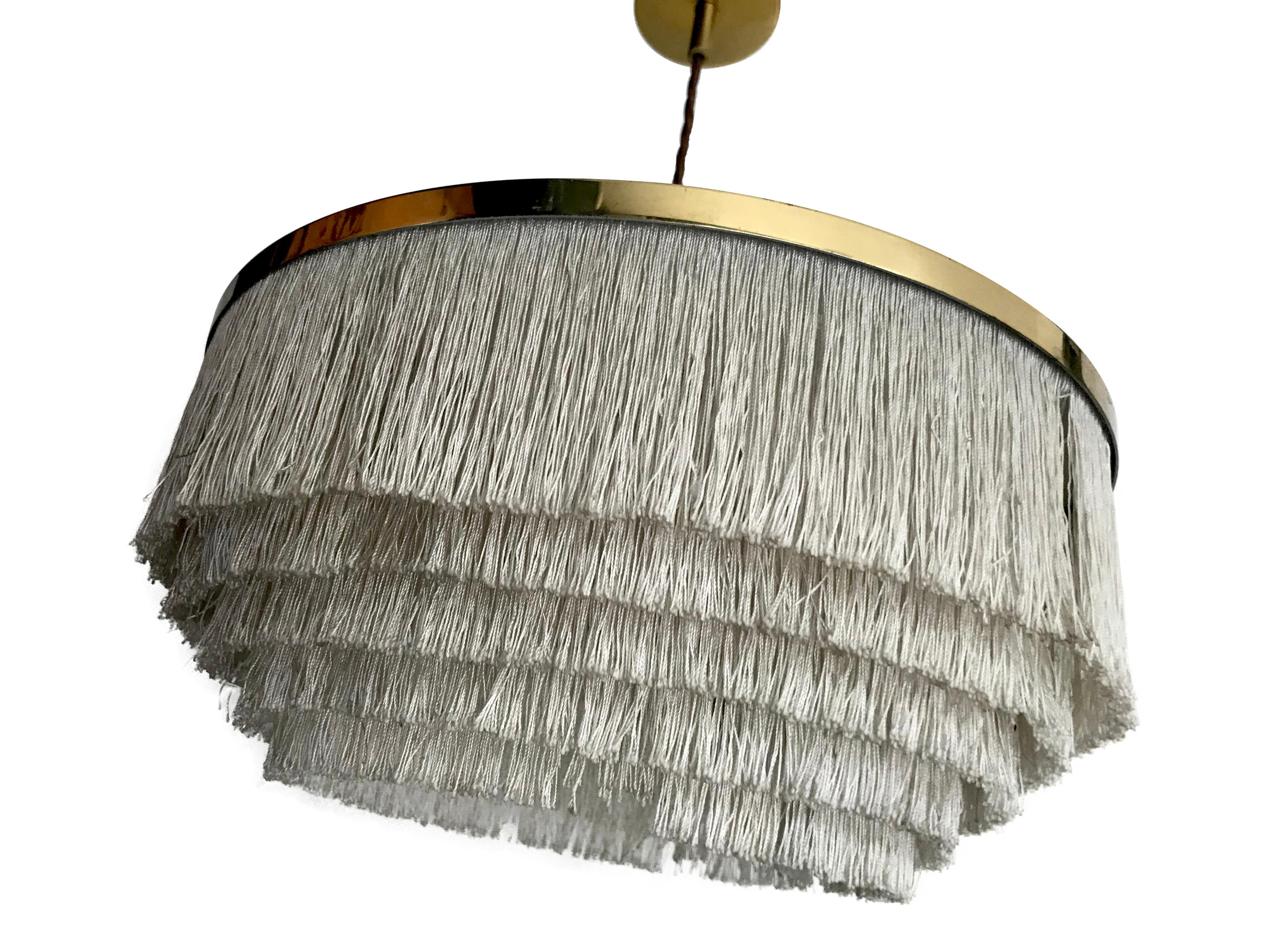 Hans-Agne Jakobsson Fringed Pendant Light In Good Condition In London, GB