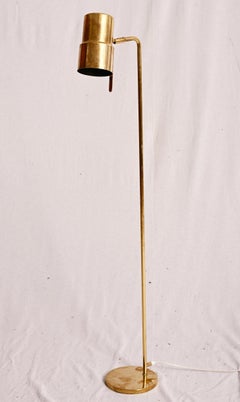 Hans-Agne Jakobsson G-154/2 Brass Floor Lamp From The 1960s