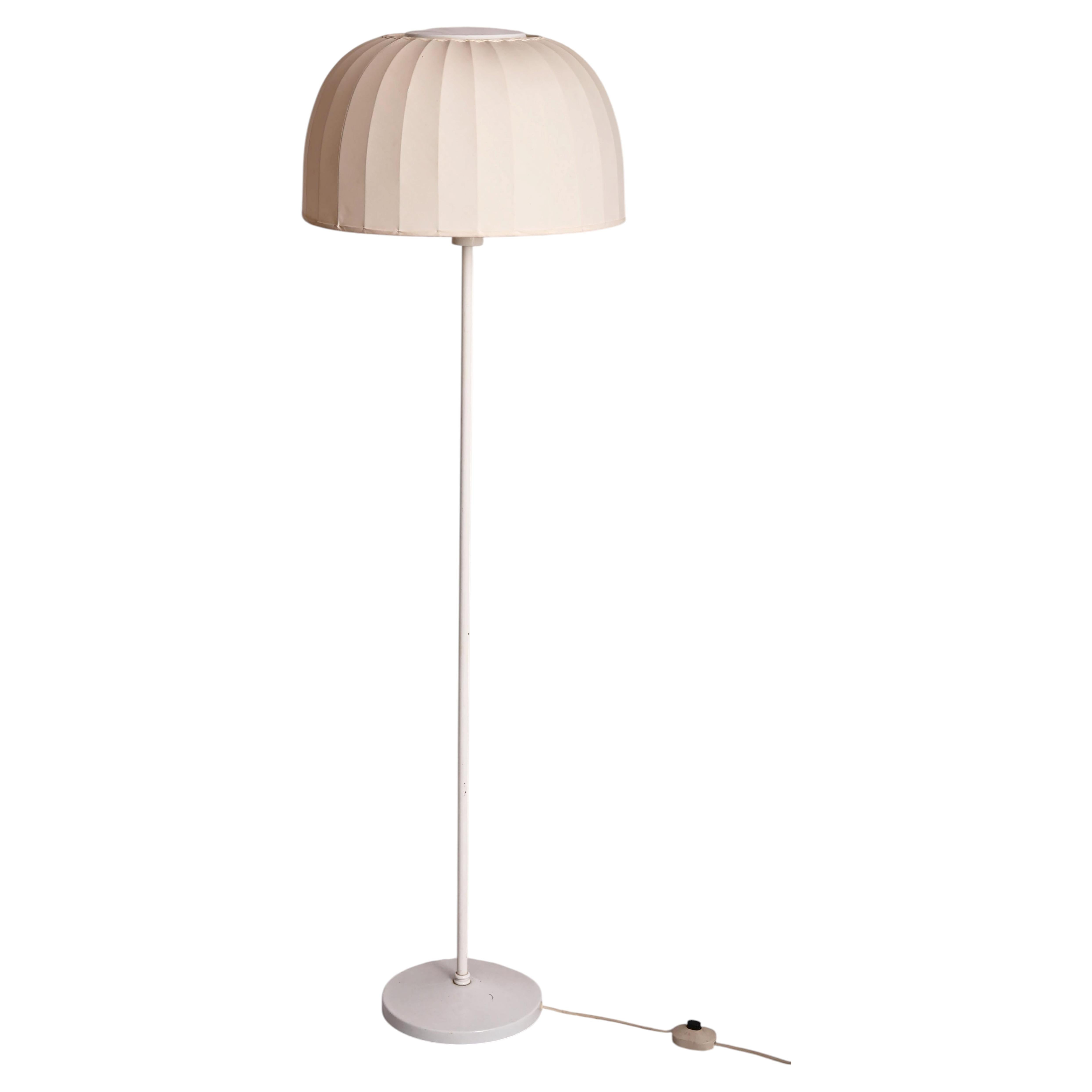 Hans-Agne Jakobsson G 52/M, Floor Lamp With A Leather Shade