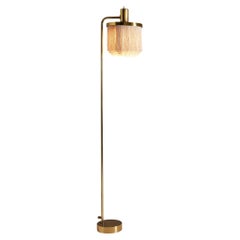Hans-Agne Jakobsson 'G109' Floor Lamp in Brass with Silk Strings