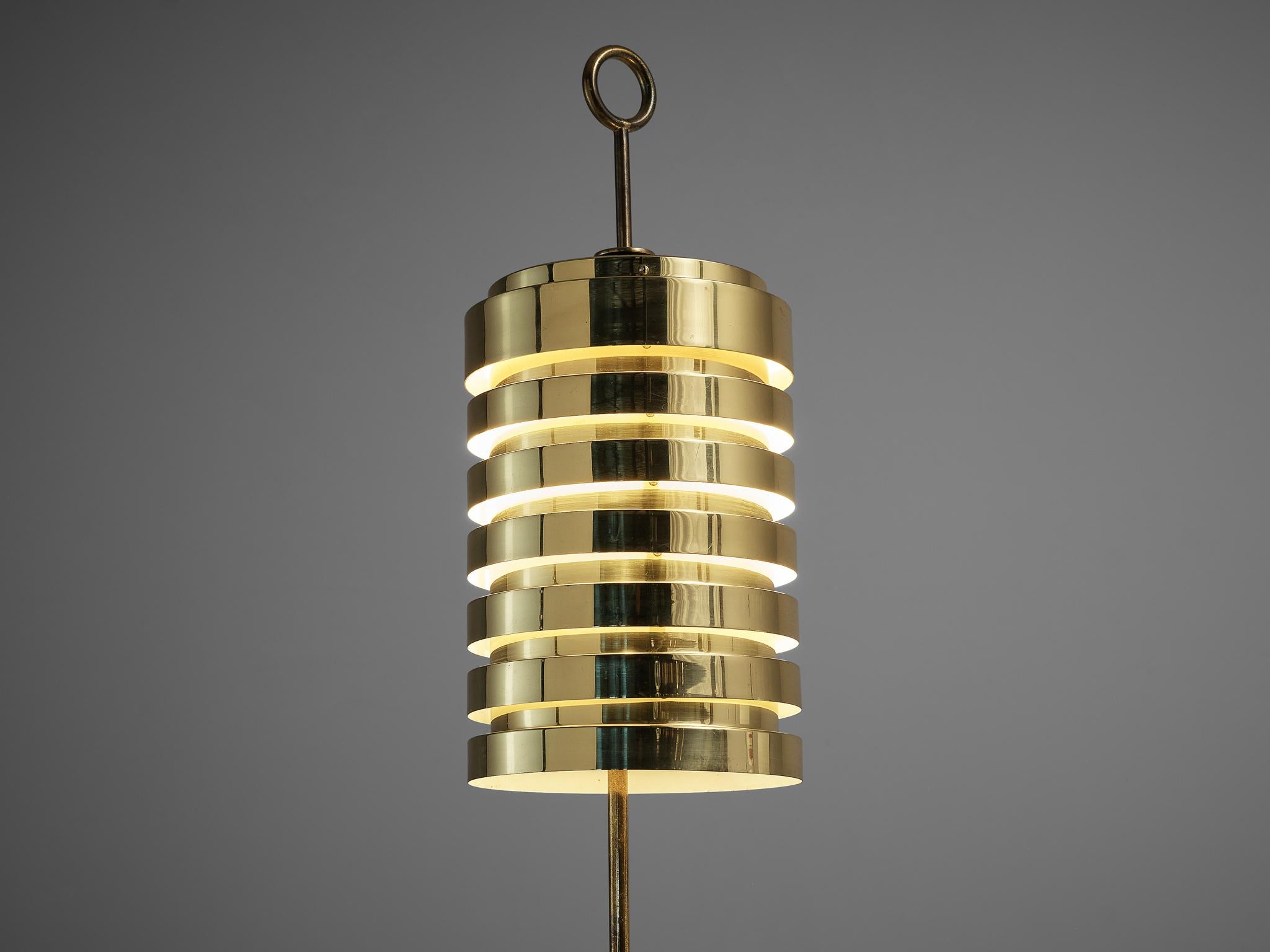 Mid-Century Modern Hans-Agne Jakobsson 'G20' Floor Lamp in Brass