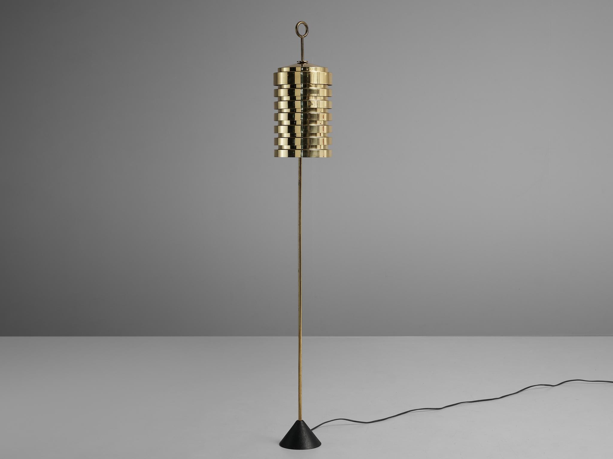 Metal Hans-Agne Jakobsson 'G20' Floor Lamp in Brass