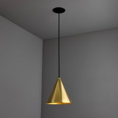 Hans-Agne Jakobsson Polished Brass 'Tratten' Pendant