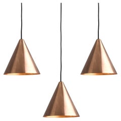 Hans-Agne Jakobsson Polished Copper 'Tratten' Pendant