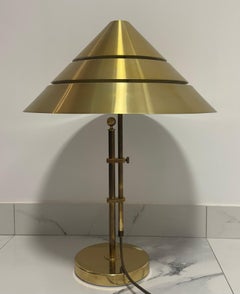 Hans Agne Jakobsson Large Table Lamp, Markaryd, Sweden, 1970s