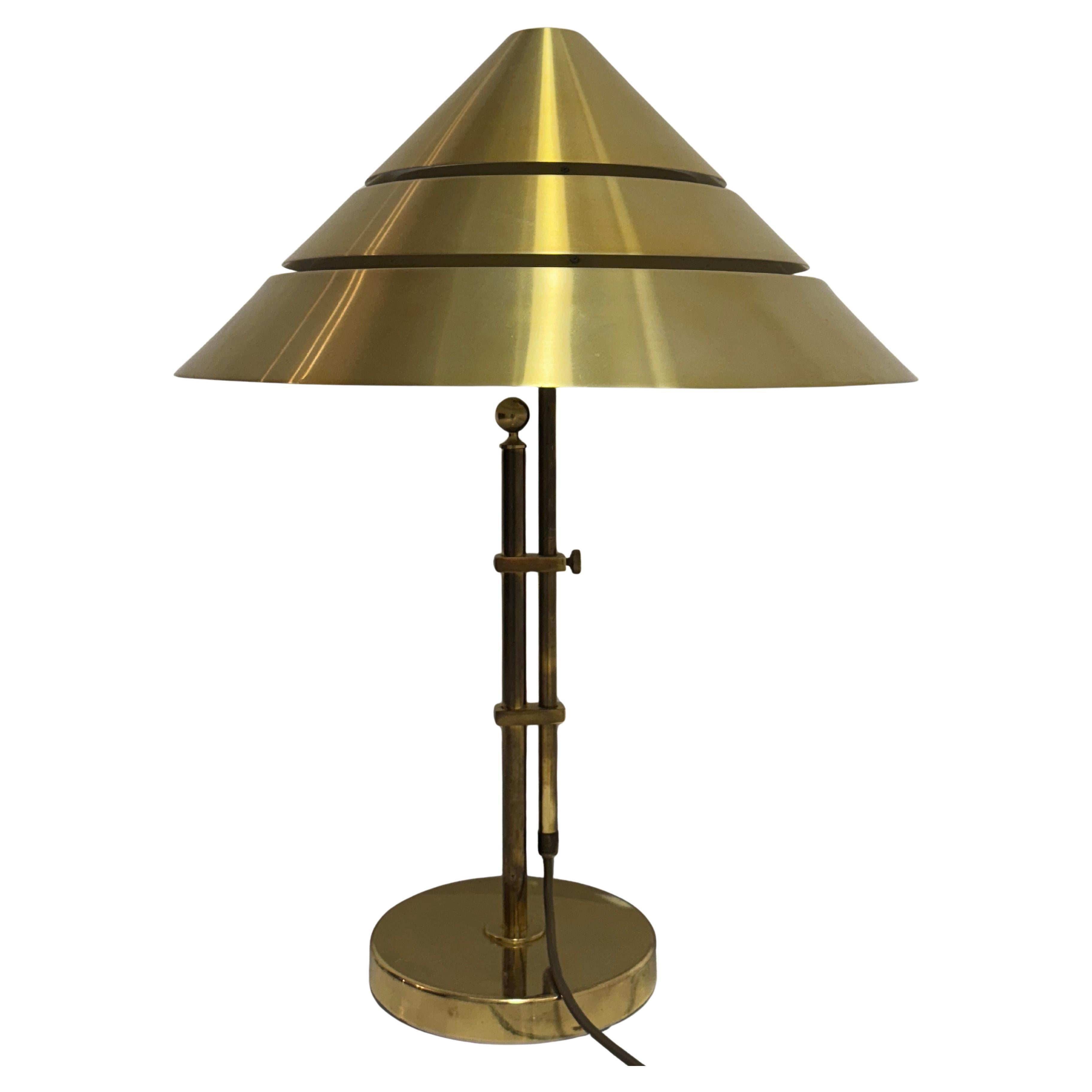Hans Agne Jakobsson Large Table Lamp, Markaryd, Sweden, 1970s