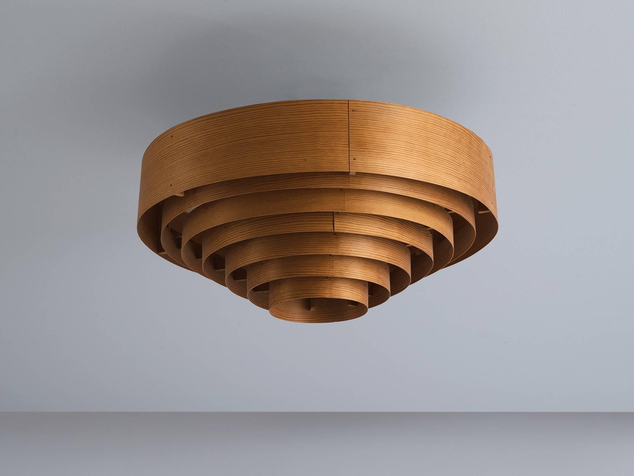 Hans-Agne Jakobsson Large Teak Pendants 1