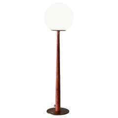 Hans-Agne Jakobsson Markaryd Sweden Lampe de table en cuir et laiton