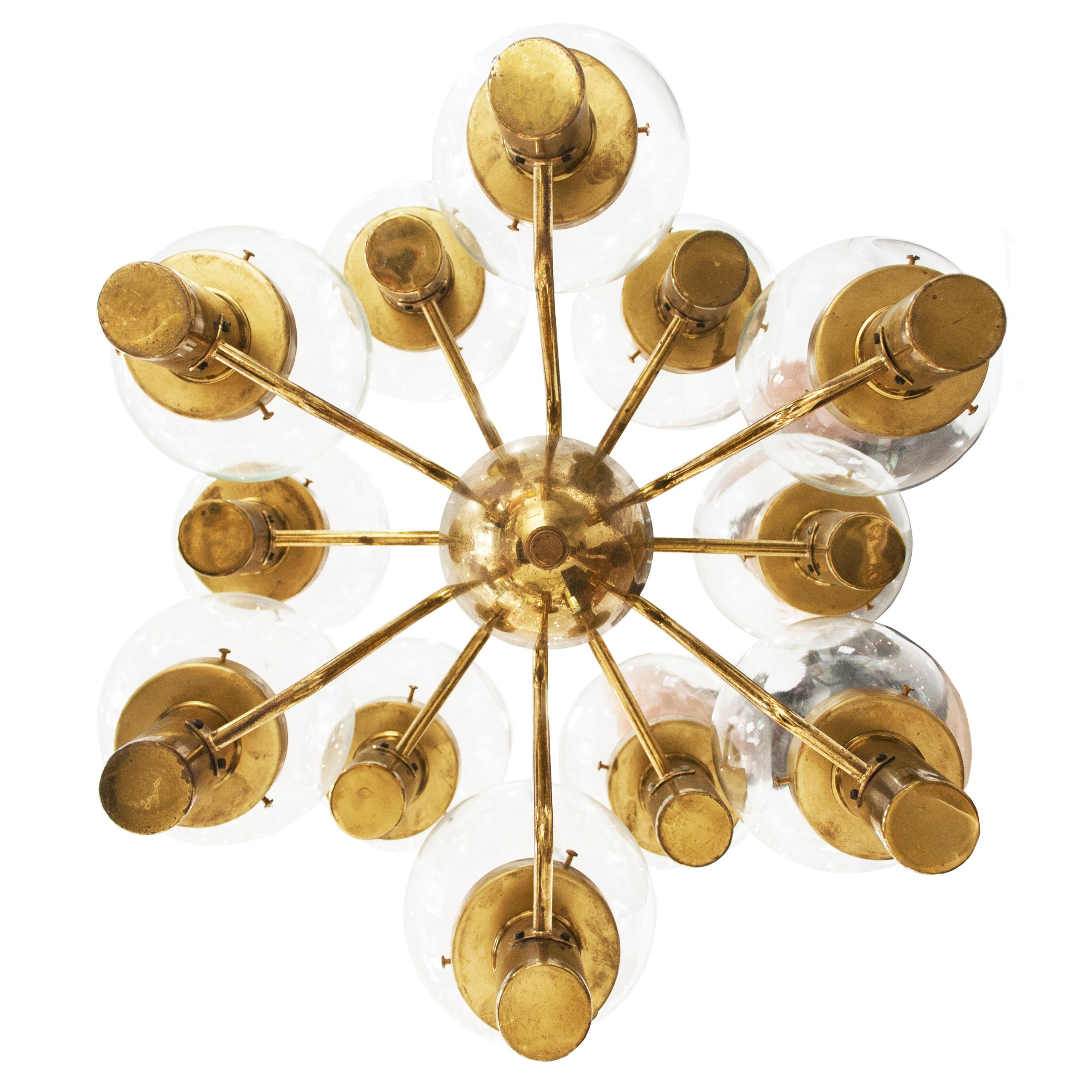Hans-Agne Jakobsson Midcentury Ceiling Lamp, ' Patricia', Sweden, 1960 In Good Condition In Madrid, ES
