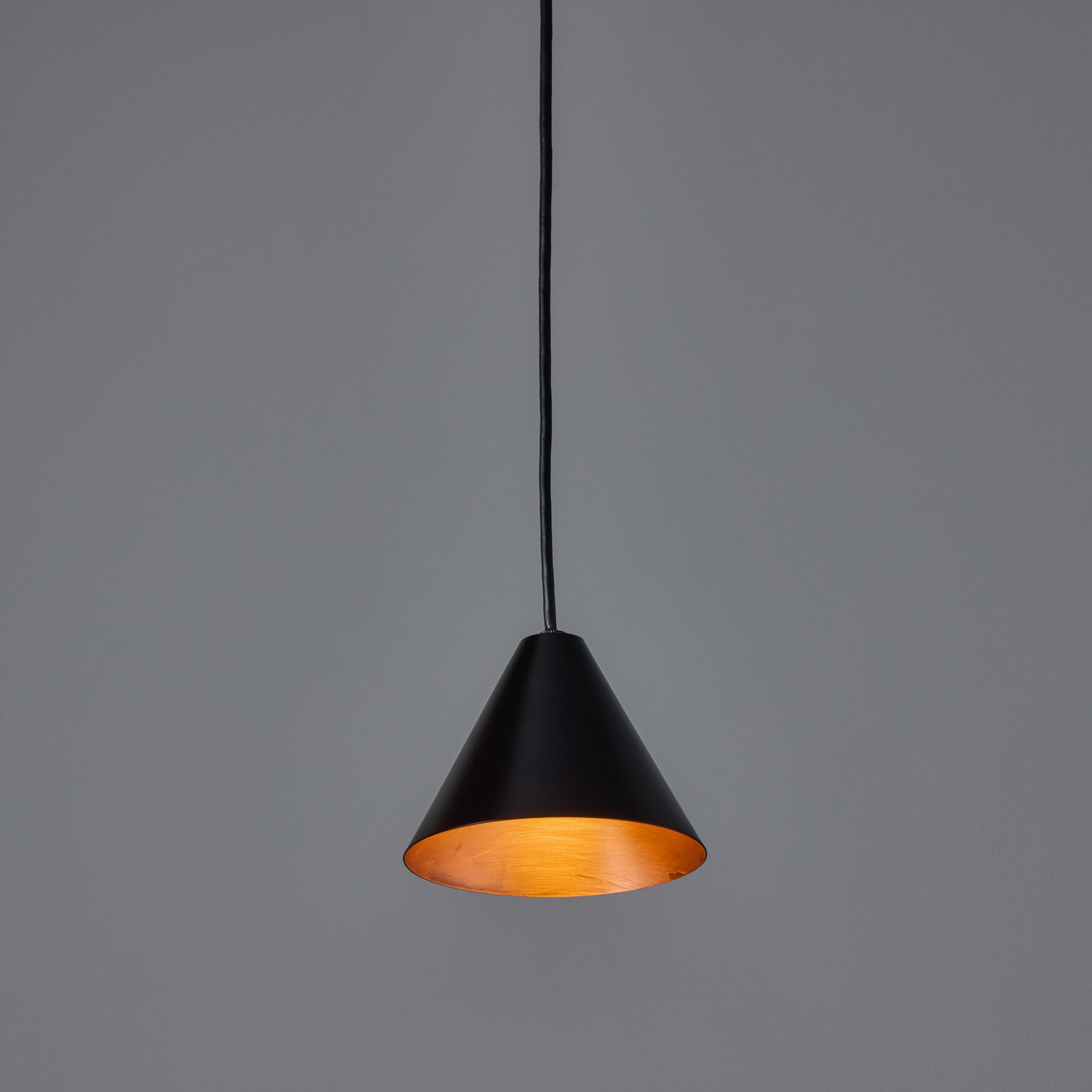 Hans-Agne Jakobsson 'Mini-Tratten' Outdoor Pendant in Black For Sale 2