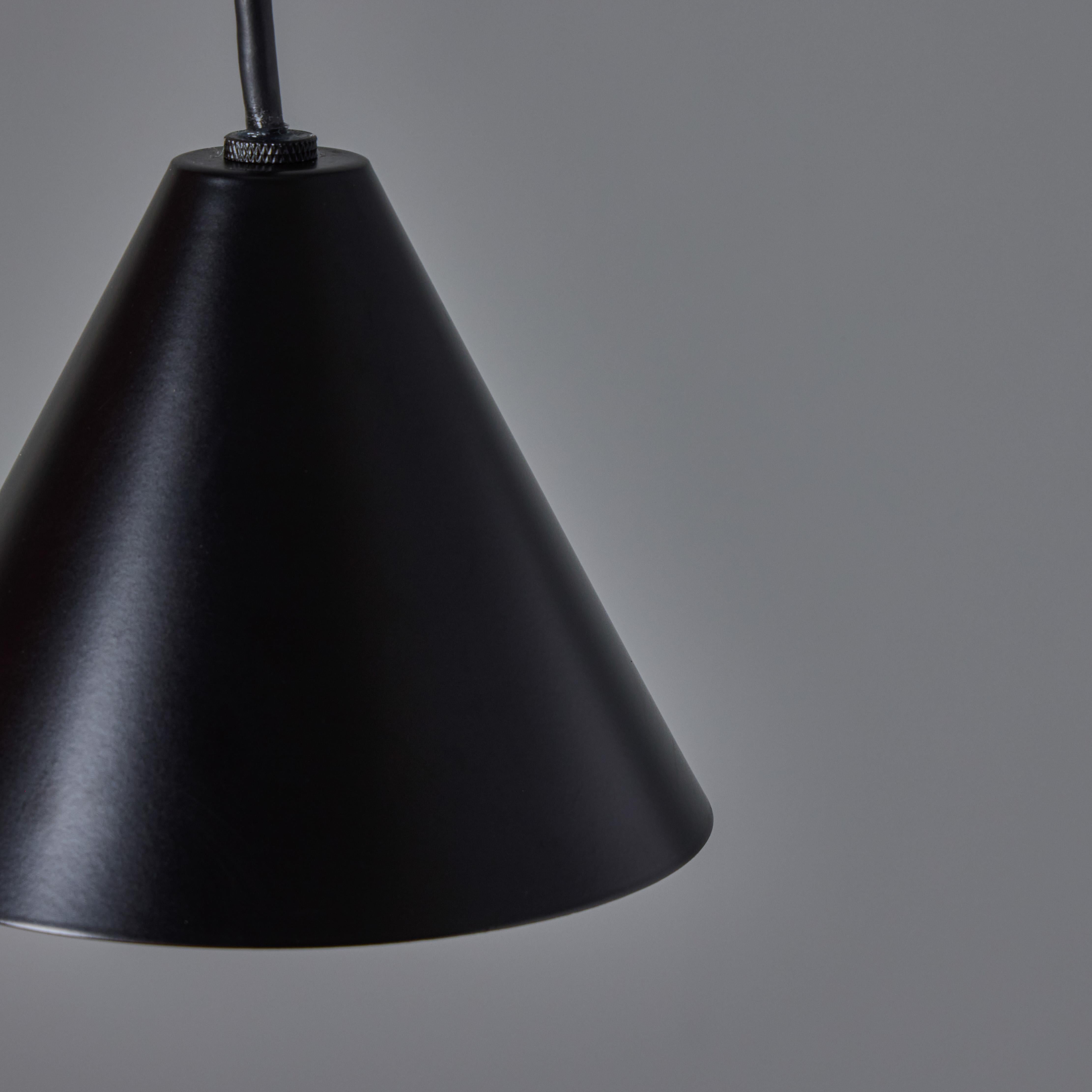 Hans-Agne Jakobsson 'Mini-Tratten' Outdoor Pendant in Black For Sale 8