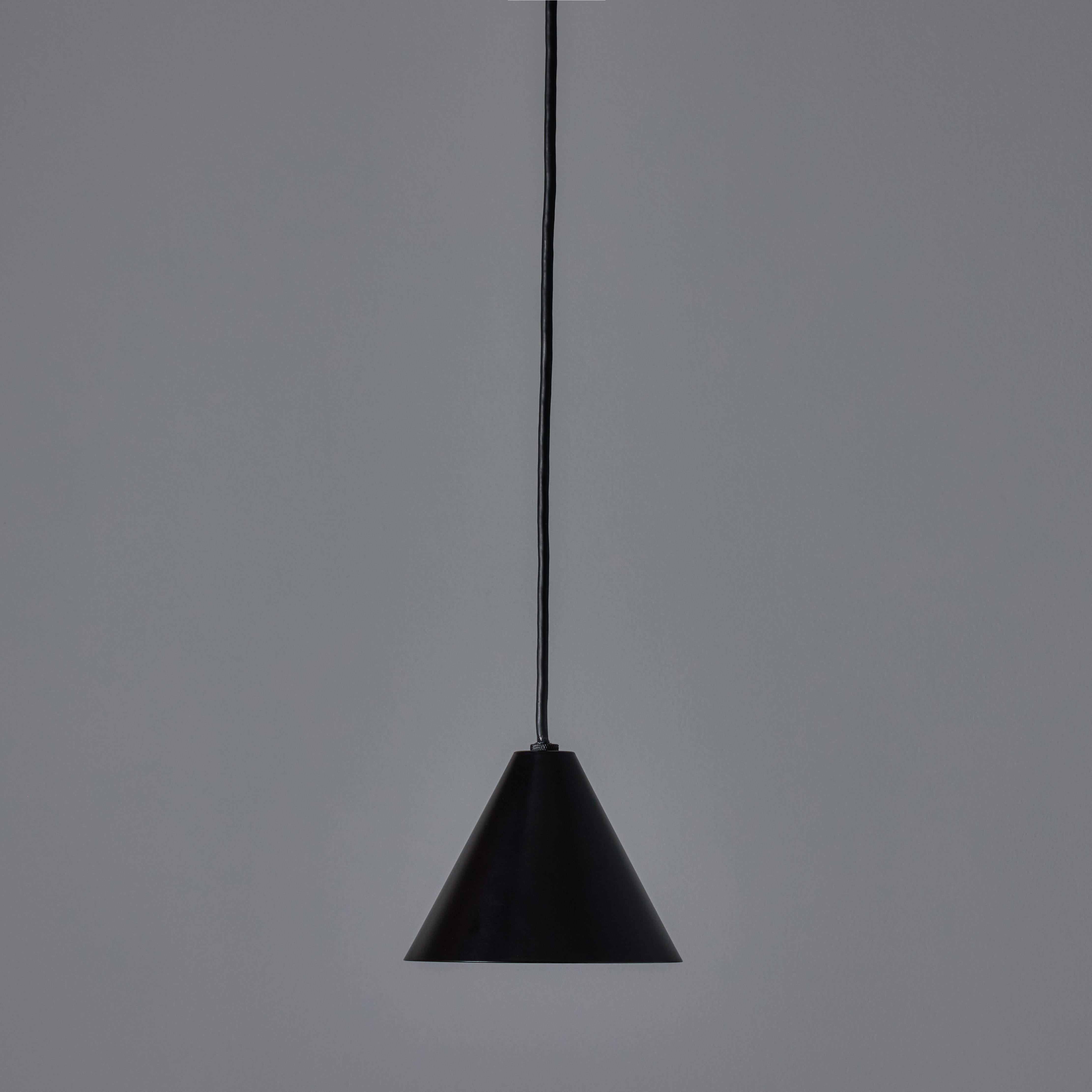 Hans-Agne Jakobsson 'Mini-Tratten' Outdoor Pendant in Black For Sale 9