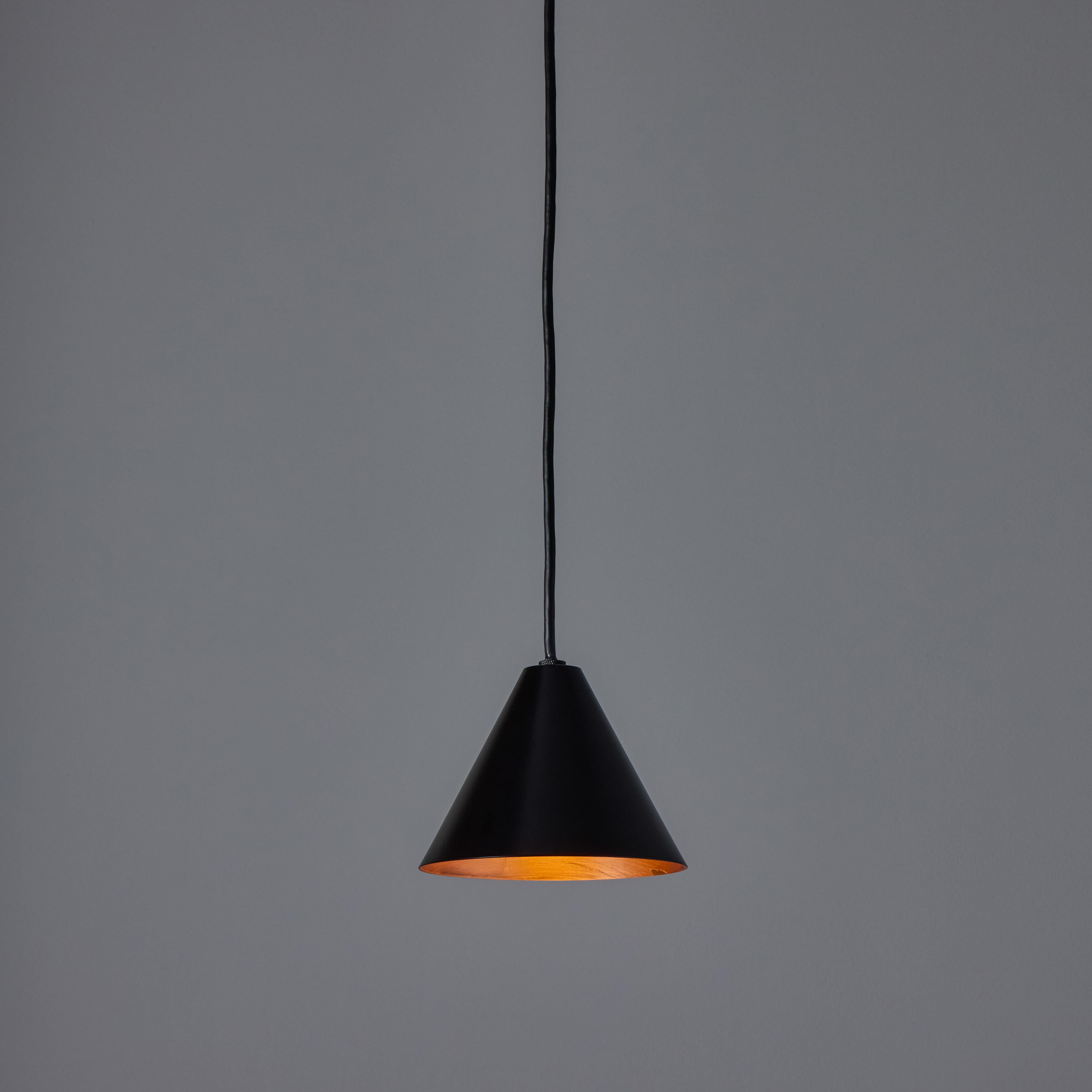Hans-Agne Jakobsson 'Mini-Tratten' Outdoor Pendant in Black For Sale 11