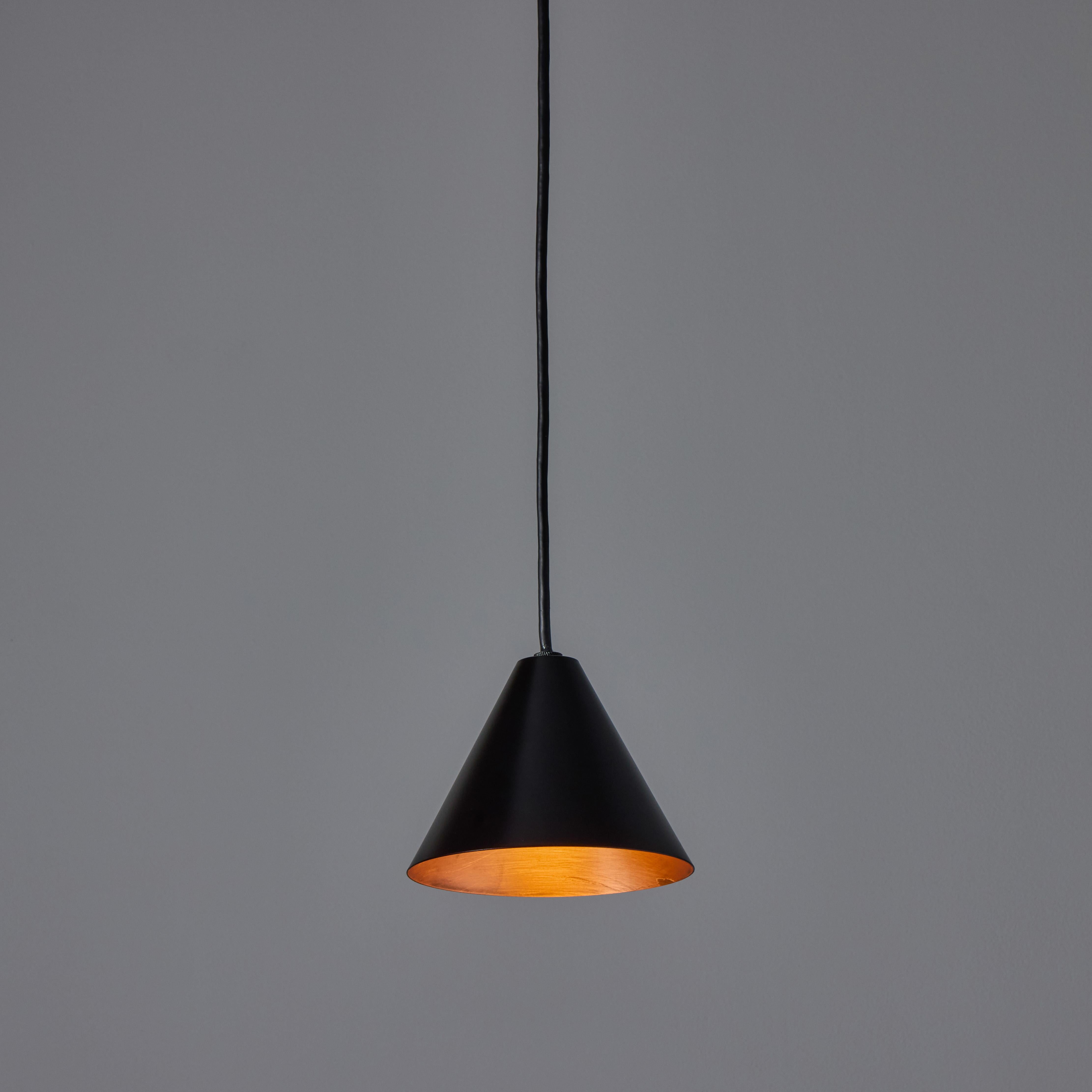 Hans-Agne Jakobsson 'Mini-Tratten' Outdoor Pendant in Black For Sale 1