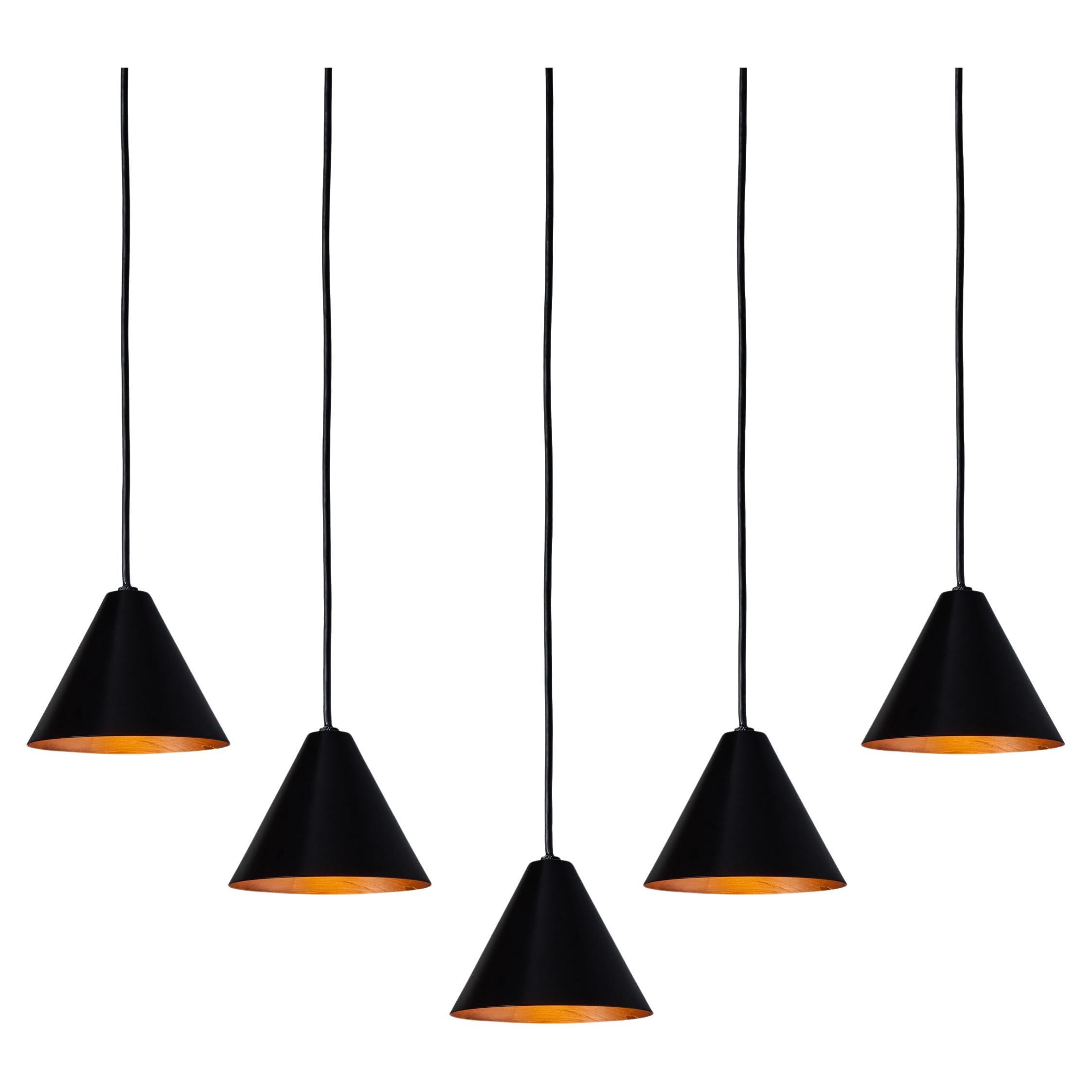 Hans-Agne Jakobsson 'Mini-Tratten' Outdoor Pendant in Black