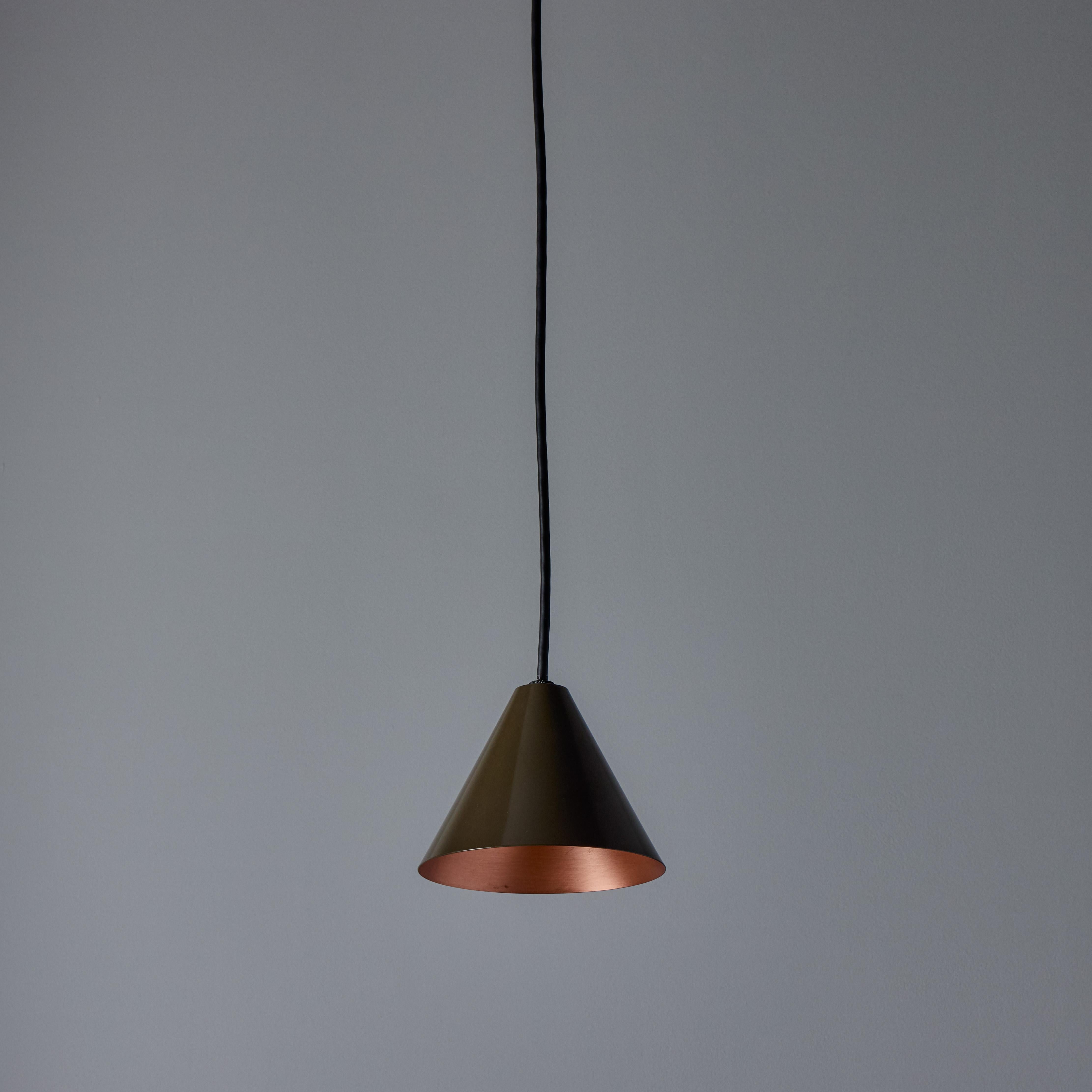 Hans-Agne Jakobsson 'Mini-Tratten' Outdoor Pendant in Bronze For Sale 2