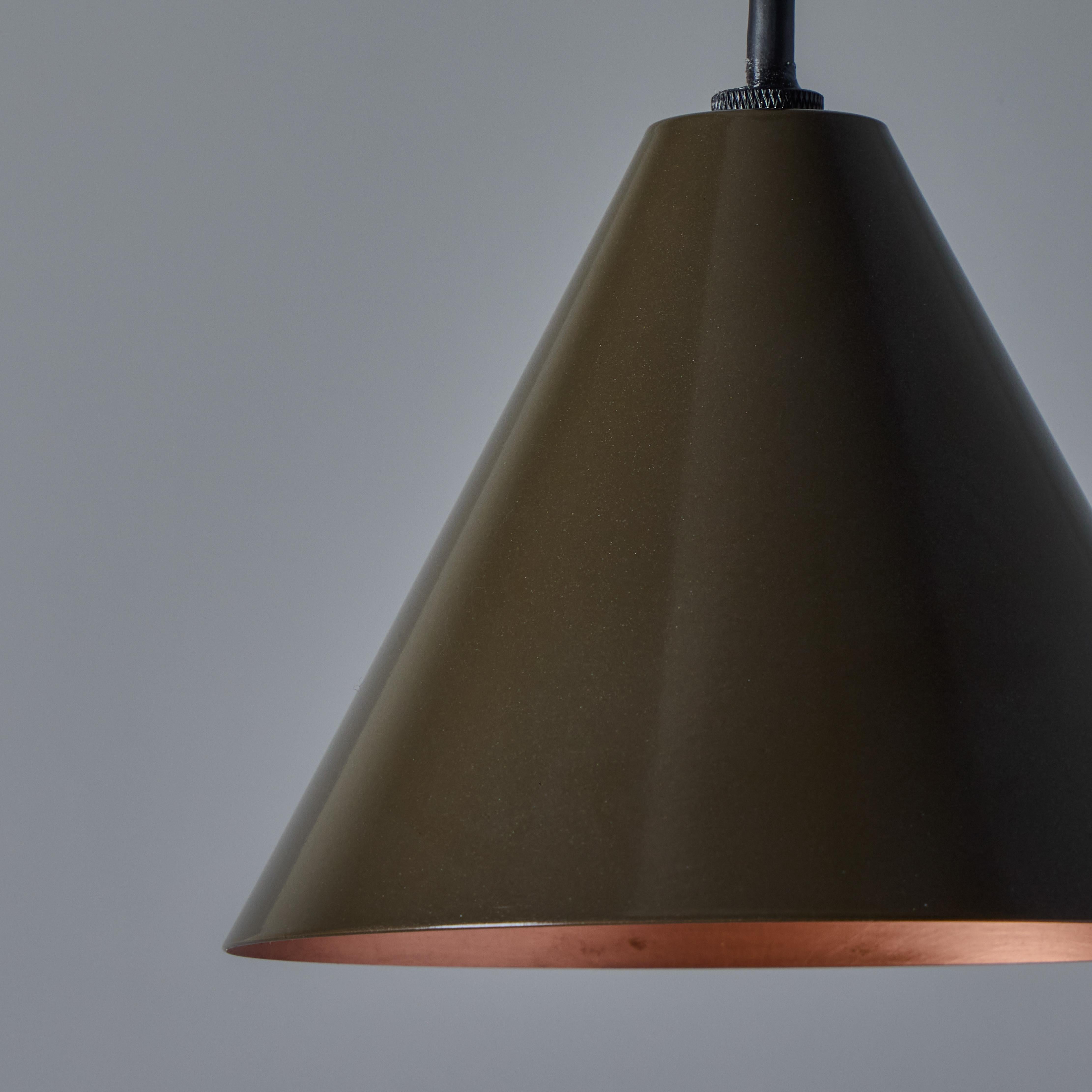 Hans-Agne Jakobsson 'Mini-Tratten' Outdoor Pendant in Bronze For Sale 4