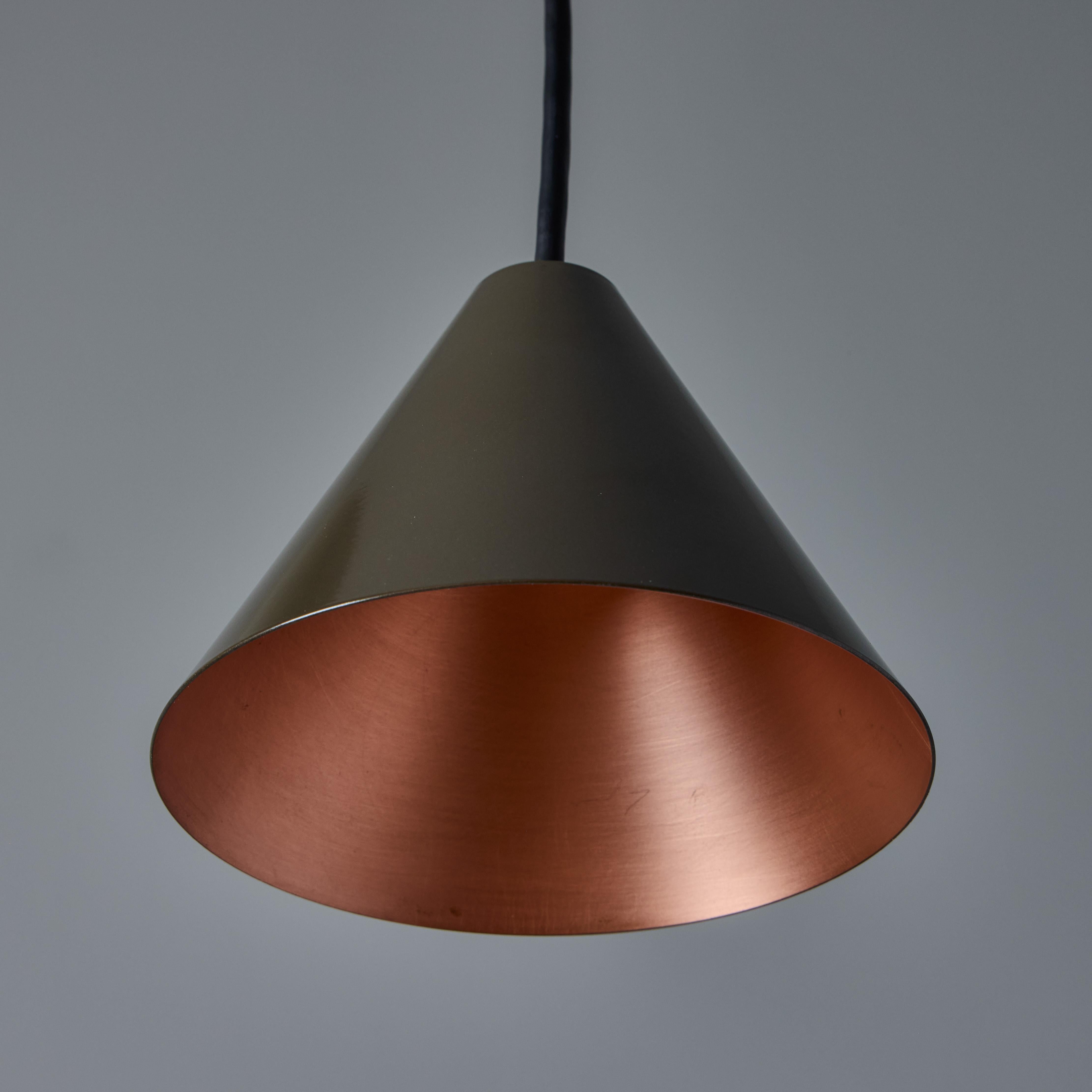 Hans-Agne Jakobsson 'Mini-Tratten' Outdoor Pendant in Bronze For Sale 6