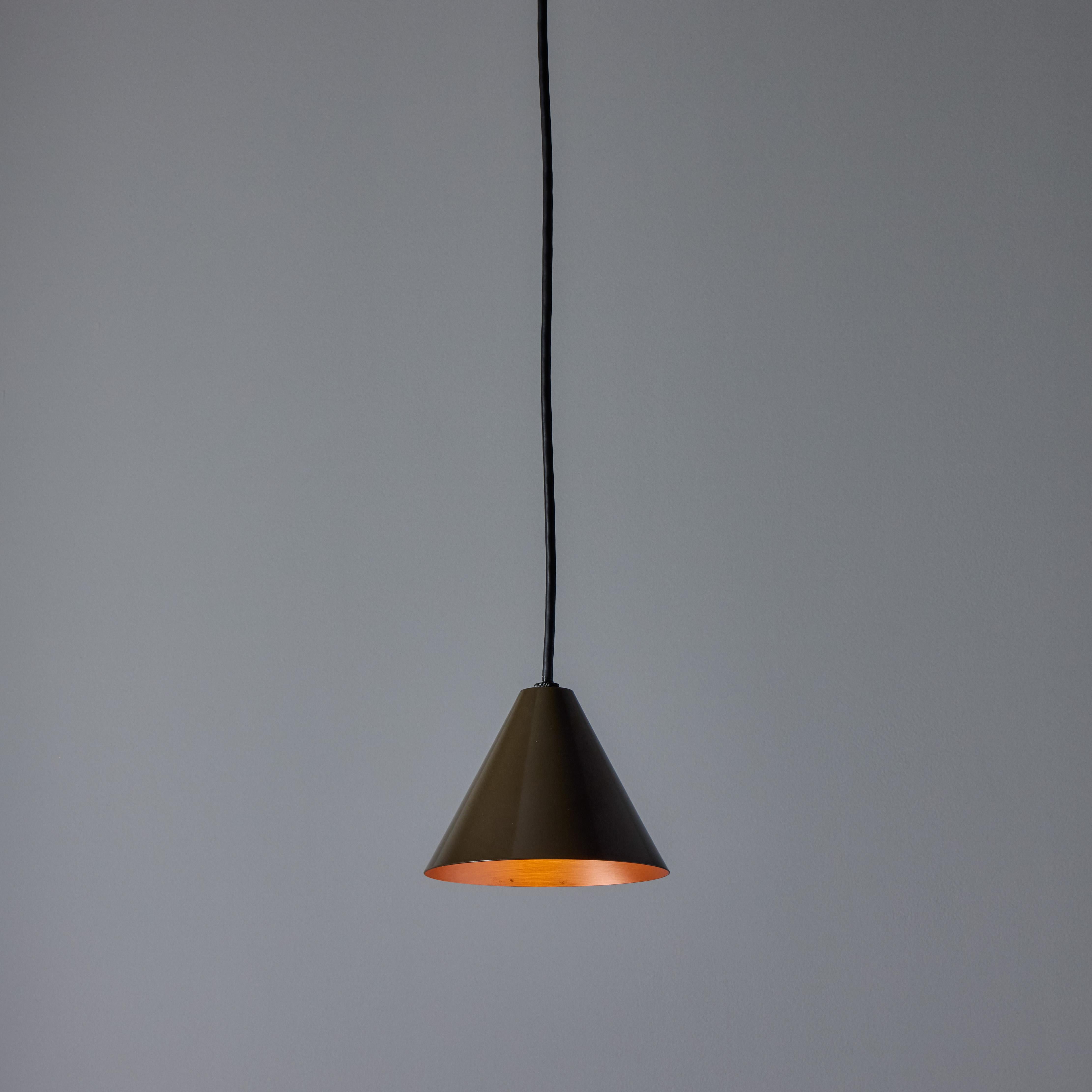 Contemporary Hans-Agne Jakobsson 'Mini-Tratten' Outdoor Pendant in Bronze For Sale