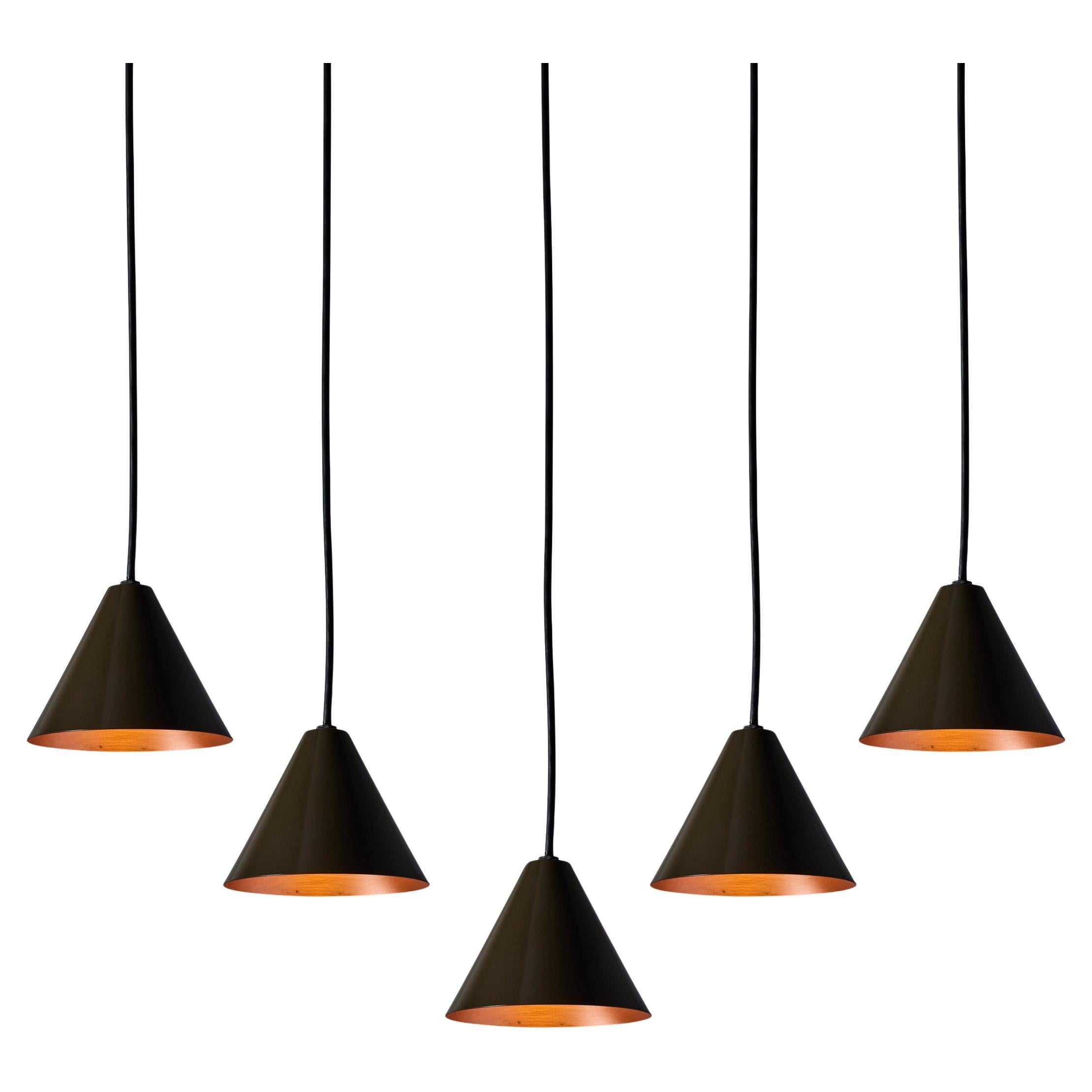 Hans-Agne Jakobsson 'Mini-Tratten' Outdoor Pendant in Bronze For Sale