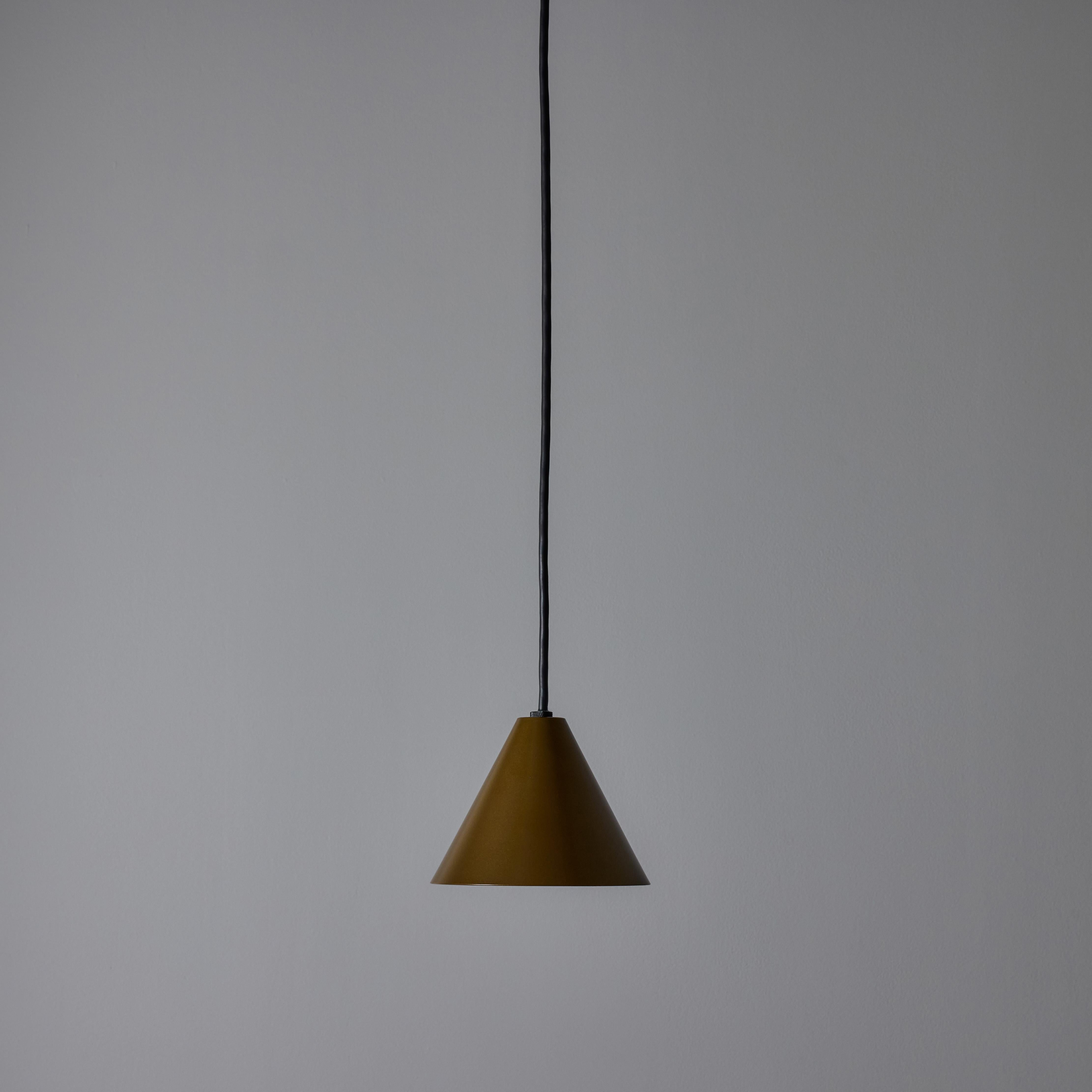 Hans-Agne Jakobsson 'Mini-Tratten' Outdoor Pendant in Brown For Sale 2