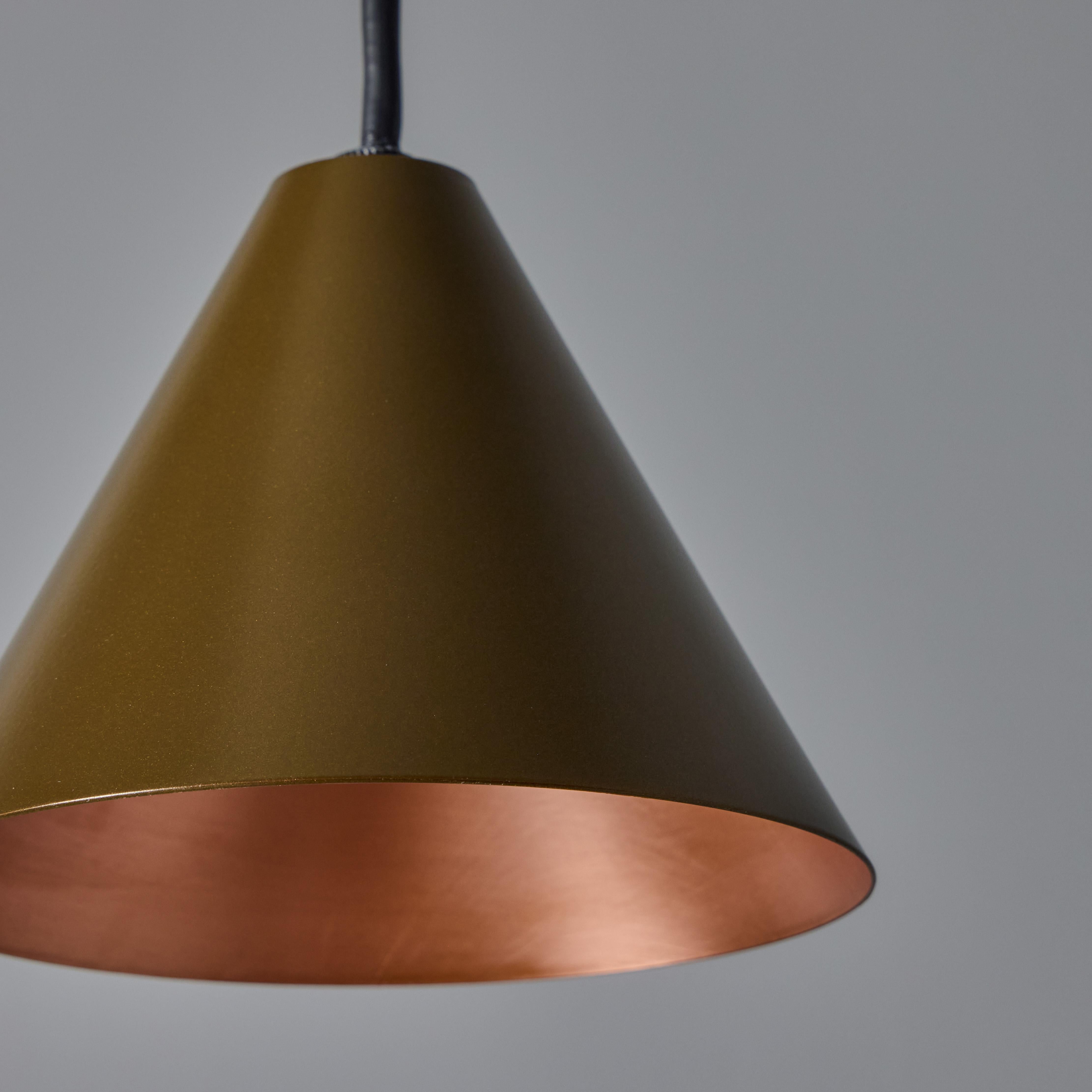 Hans-Agne Jakobsson 'Mini-Tratten' Outdoor Pendant in Brown For Sale 4