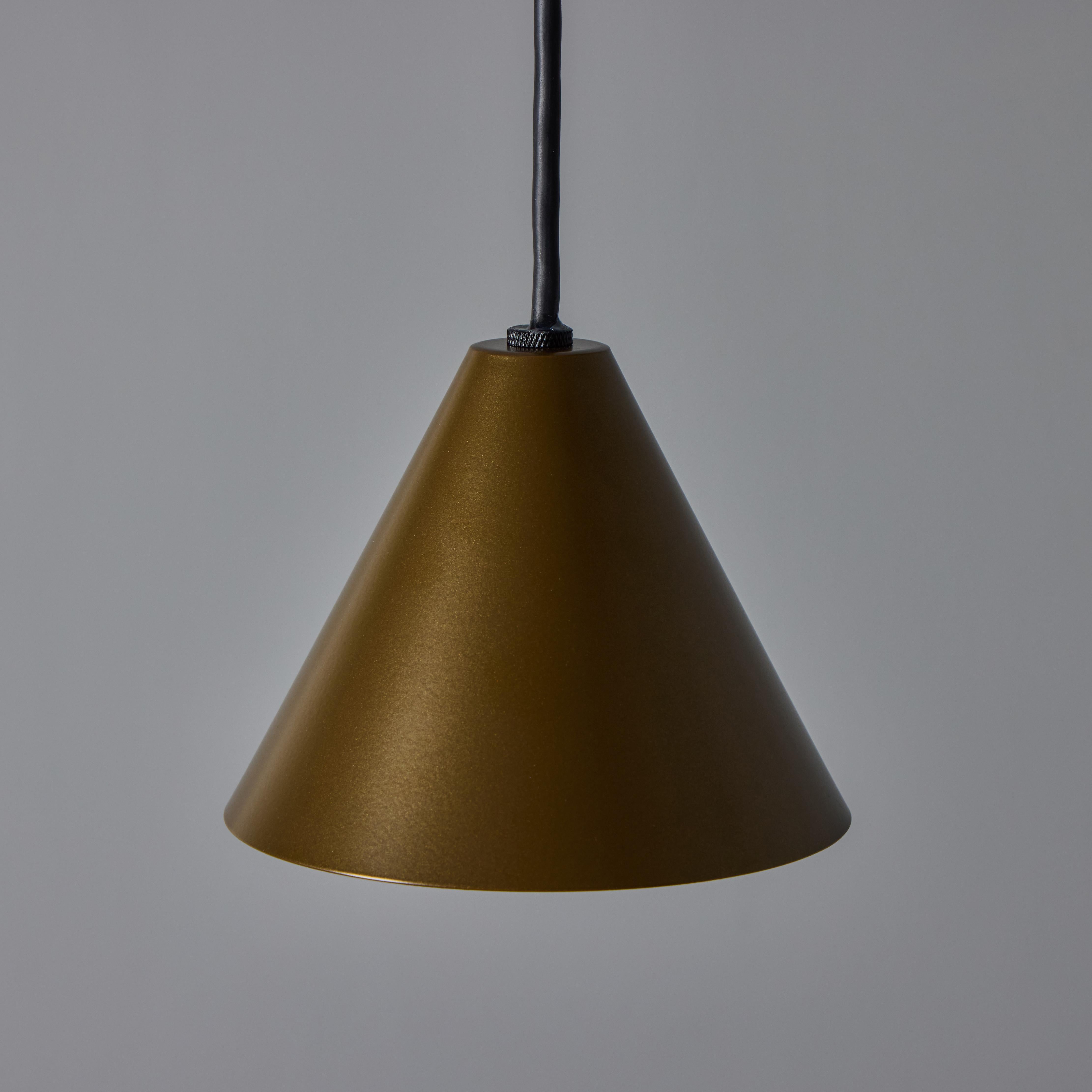 Hans-Agne Jakobsson 'Mini-Tratten' Outdoor Pendant in Brown For Sale 6