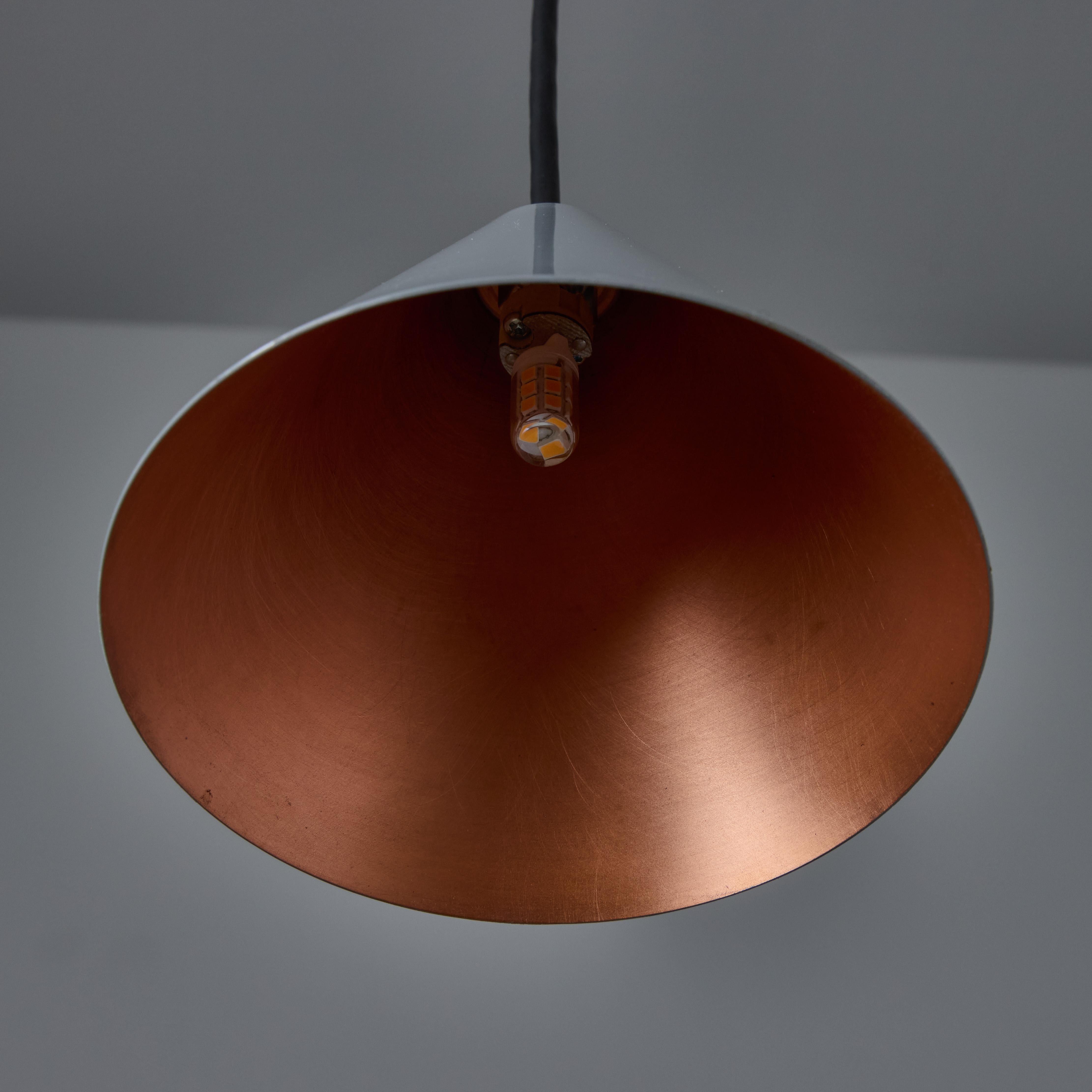 Hans-Agne Jakobsson 'Mini-Tratten' Outdoor Pendant in Silver For Sale 5