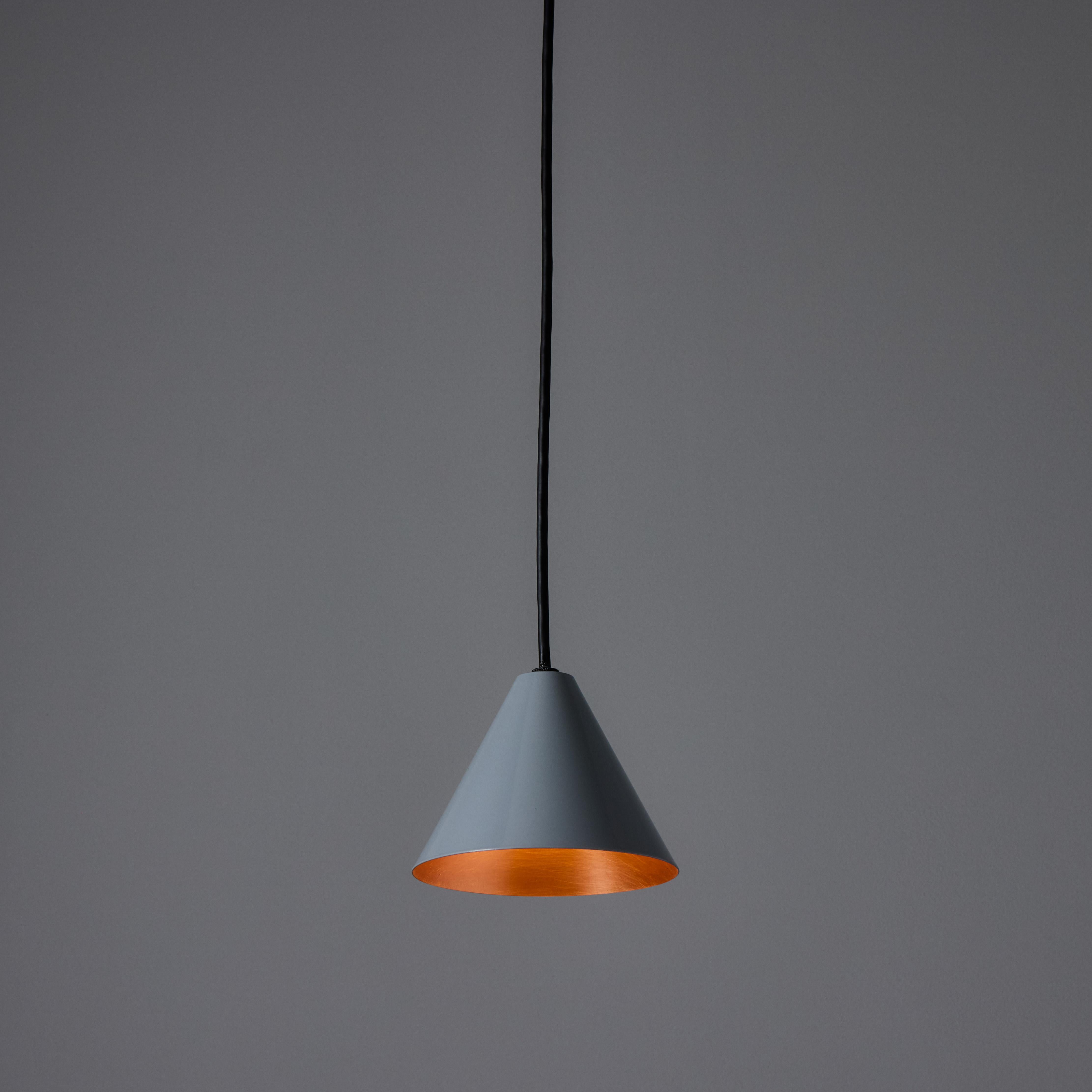 Metal Hans-Agne Jakobsson 'Mini-Tratten' Outdoor Pendant in Silver For Sale