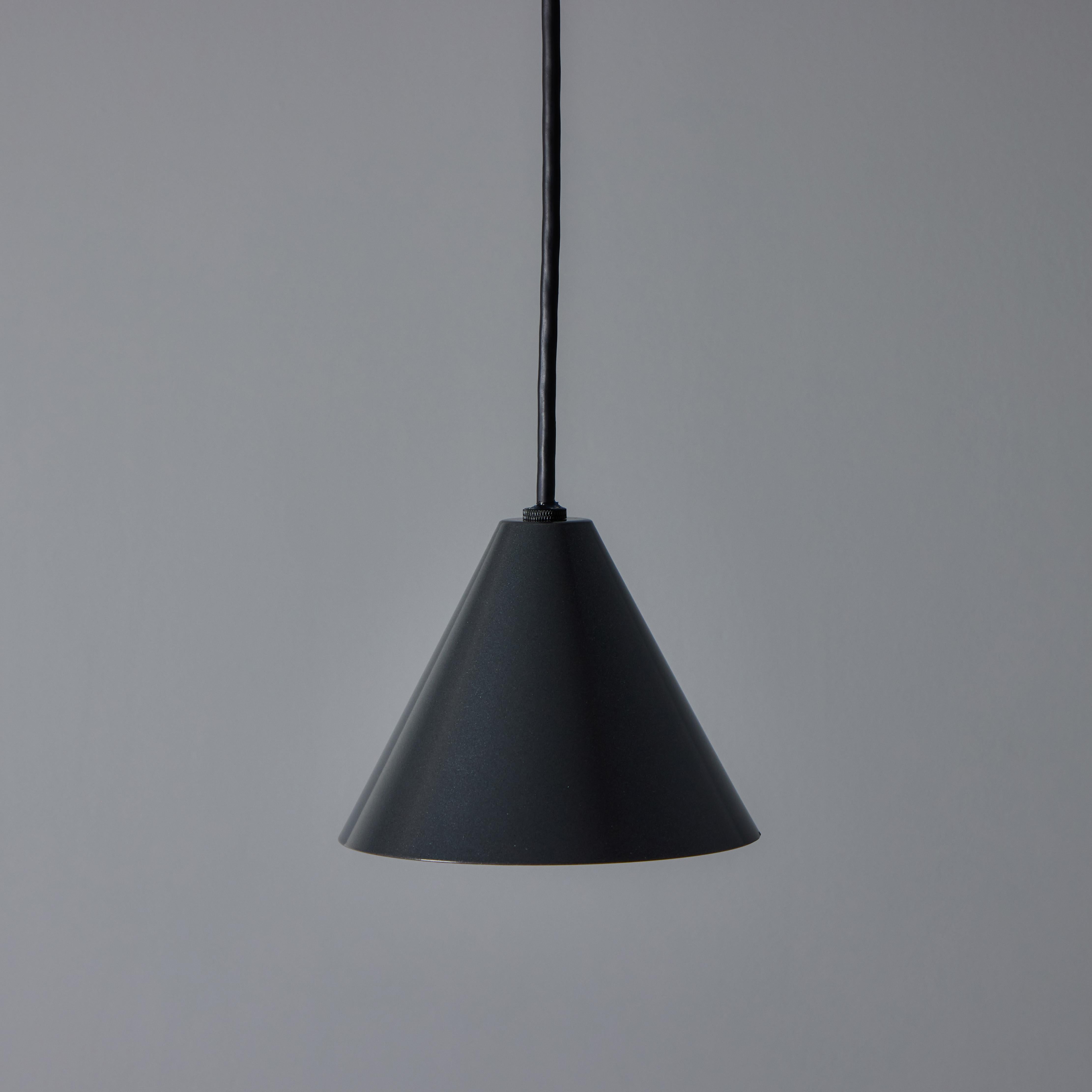 Hans-Agne Jakobsson 'Mini-Tratten' Outdoor Pendant in Steel For Sale 2