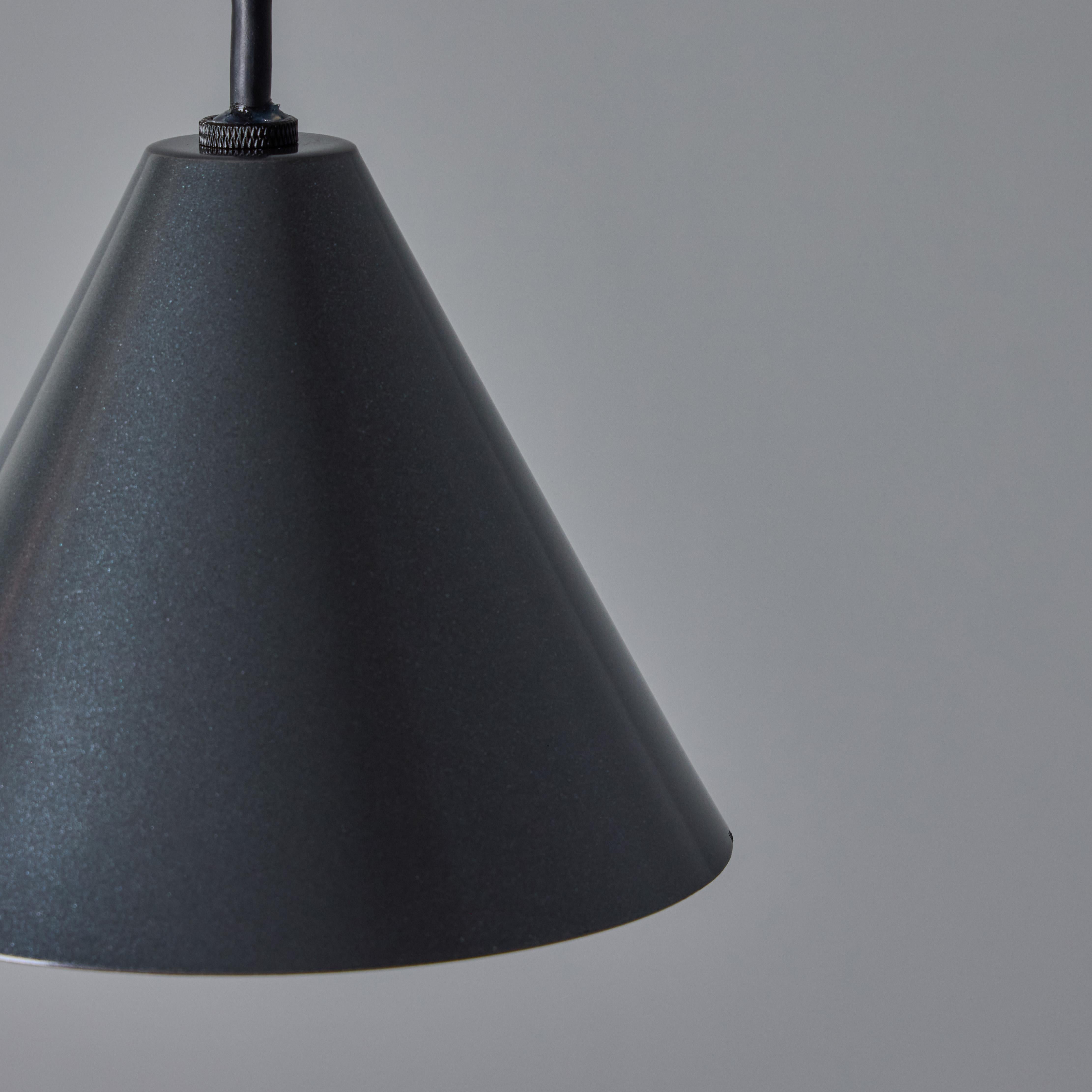 Hans-Agne Jakobsson 'Mini-Tratten' Outdoor Pendant in Steel For Sale 3