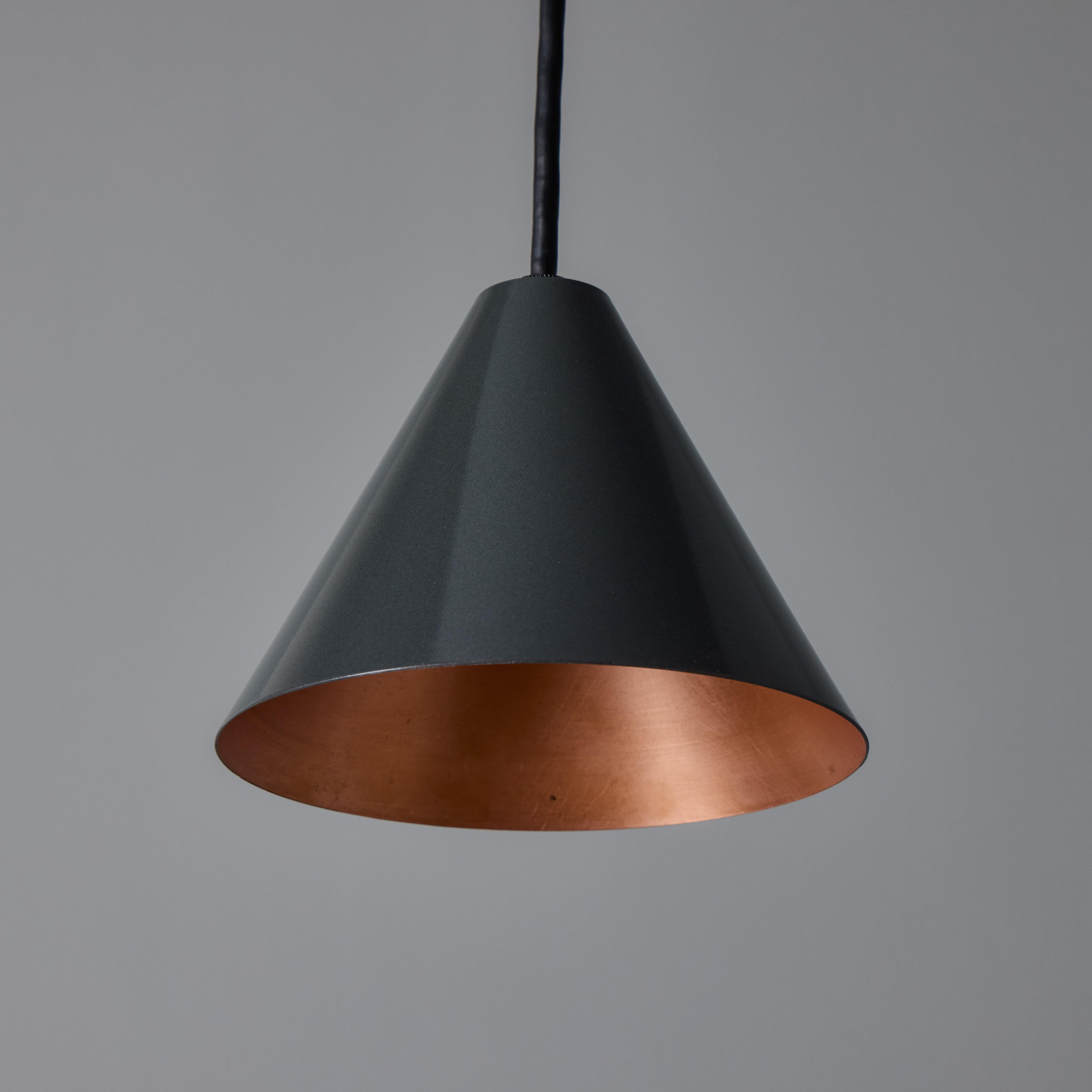 Hans-Agne Jakobsson 'Mini-Tratten' Outdoor Pendant in Steel For Sale 5